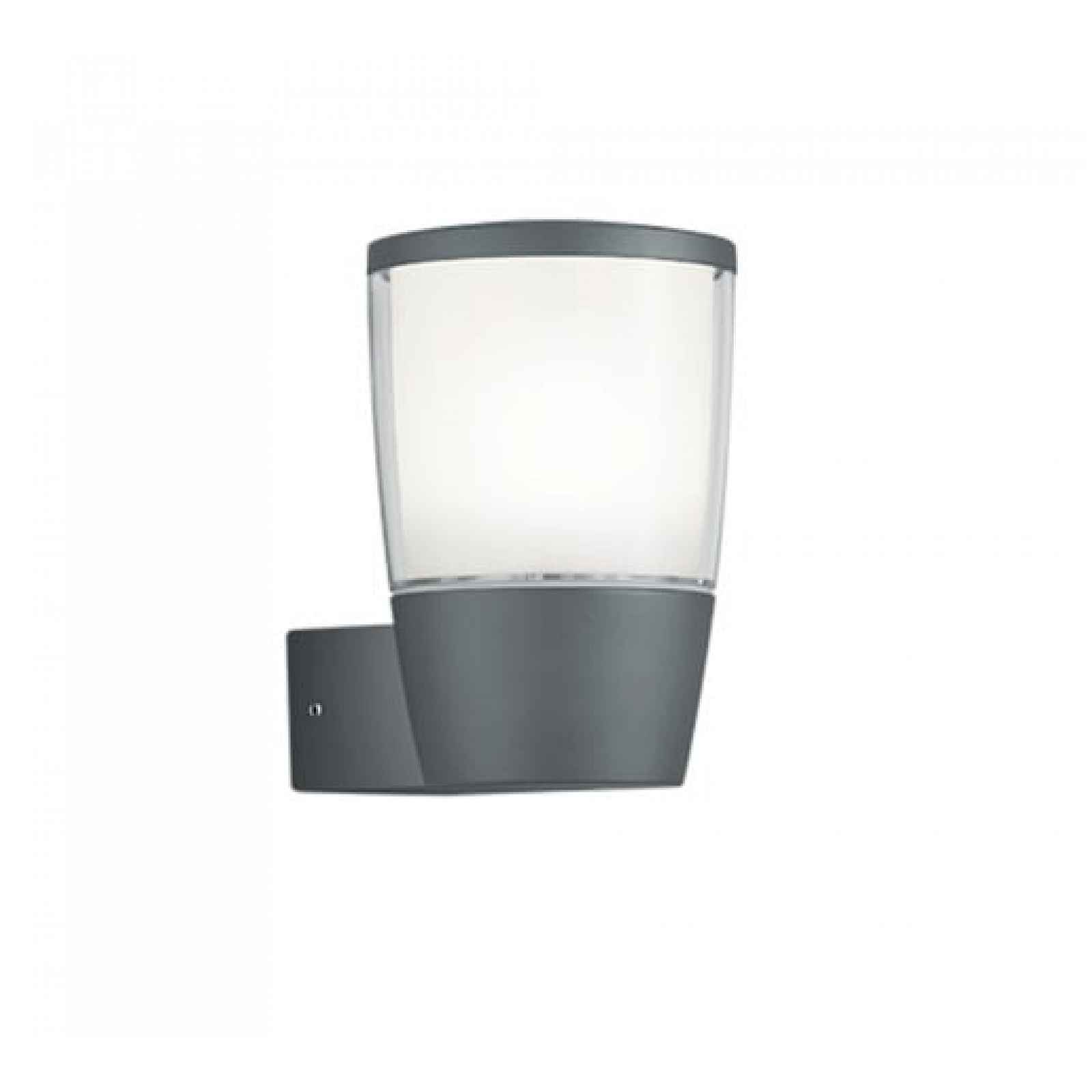 LED Nástěnná lampa Trio Shannon antracit 222060142