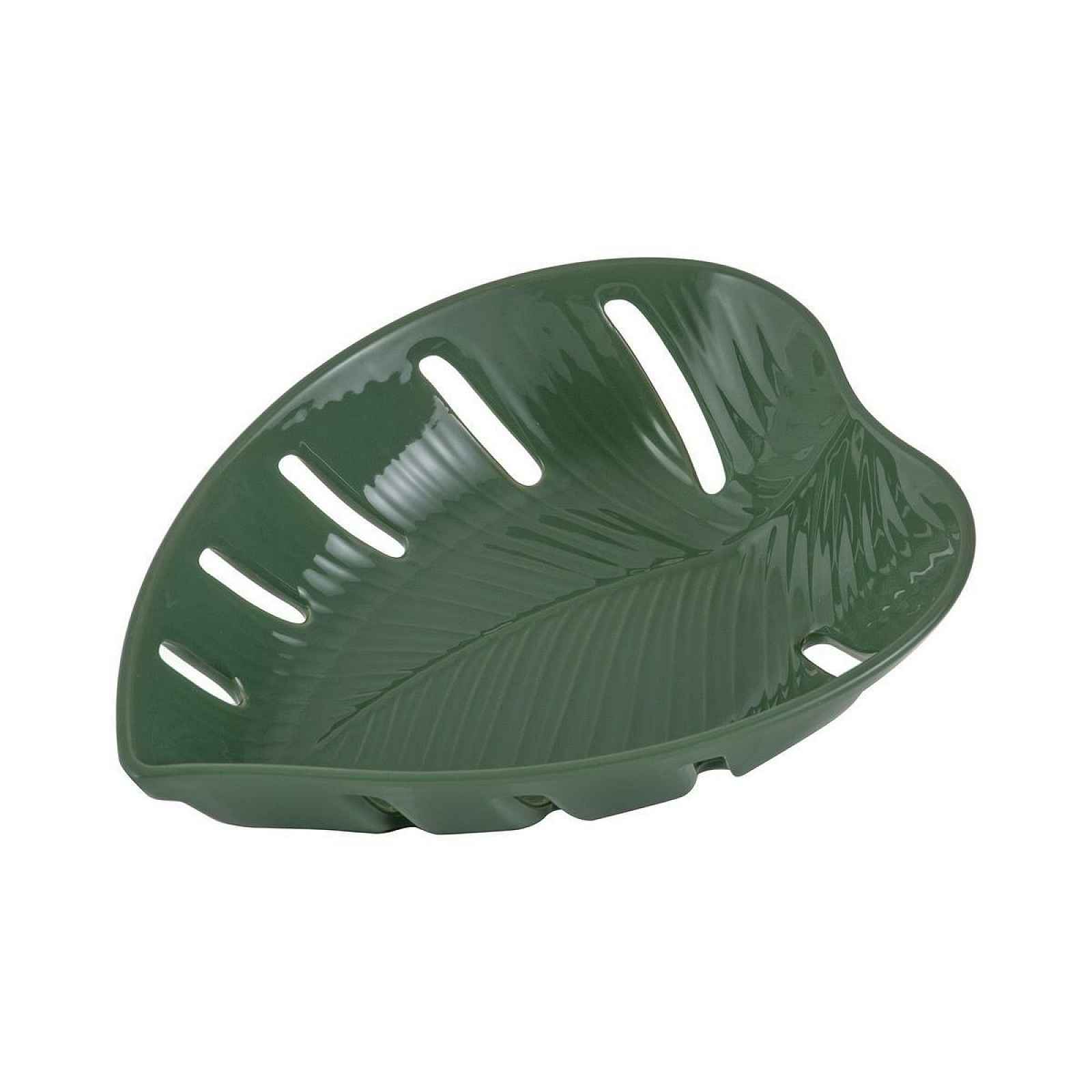 Mason Cash Mísa na ovoce, In the forest, zelená, tvar List, Ø 20 cm