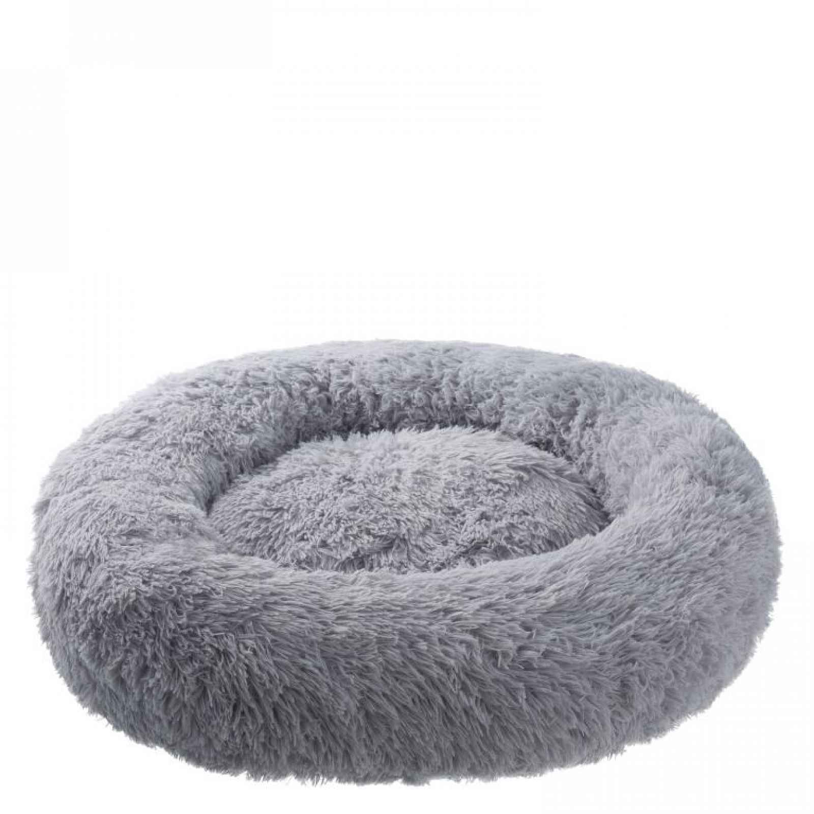 Petstuff Pelíšek pro psa, kulatý, světle šedý, 80 cm