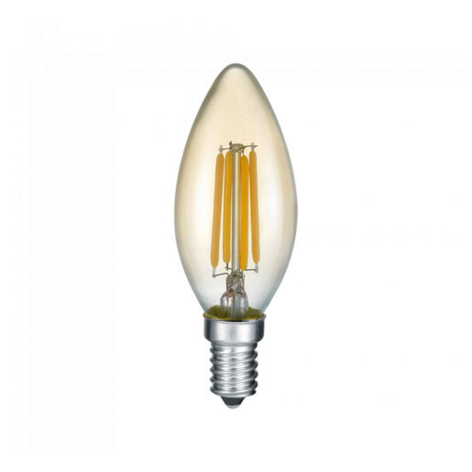 LED žárovka Trio Kerze amber 989-479