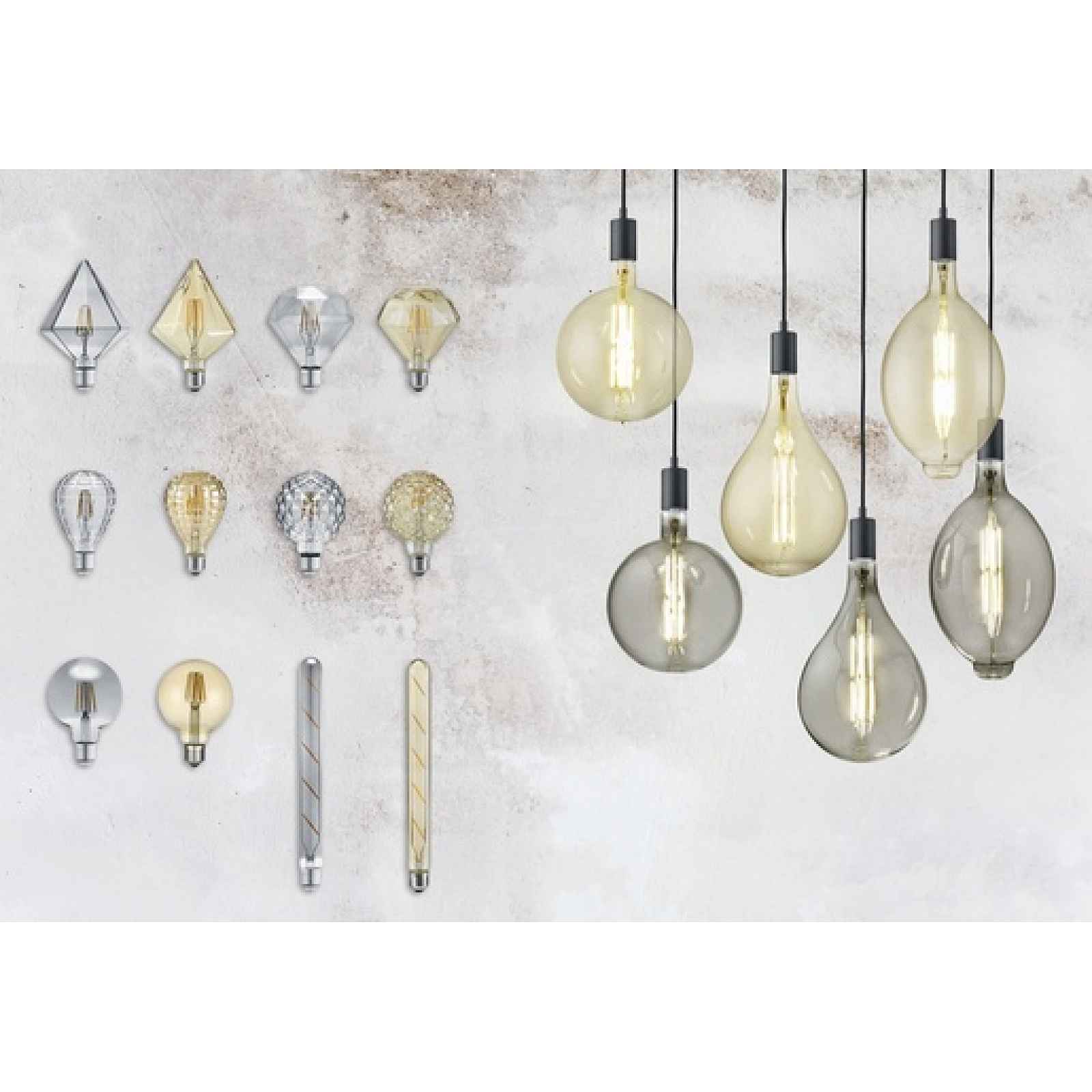 LED žárovka Trio Diamant amber 902-479