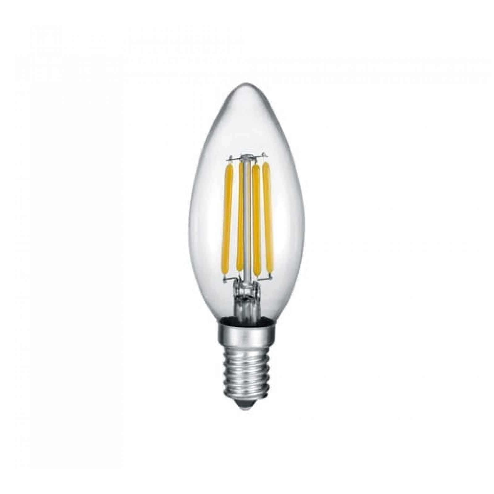 LED žárovka Trio Kerze transparent 989-3200