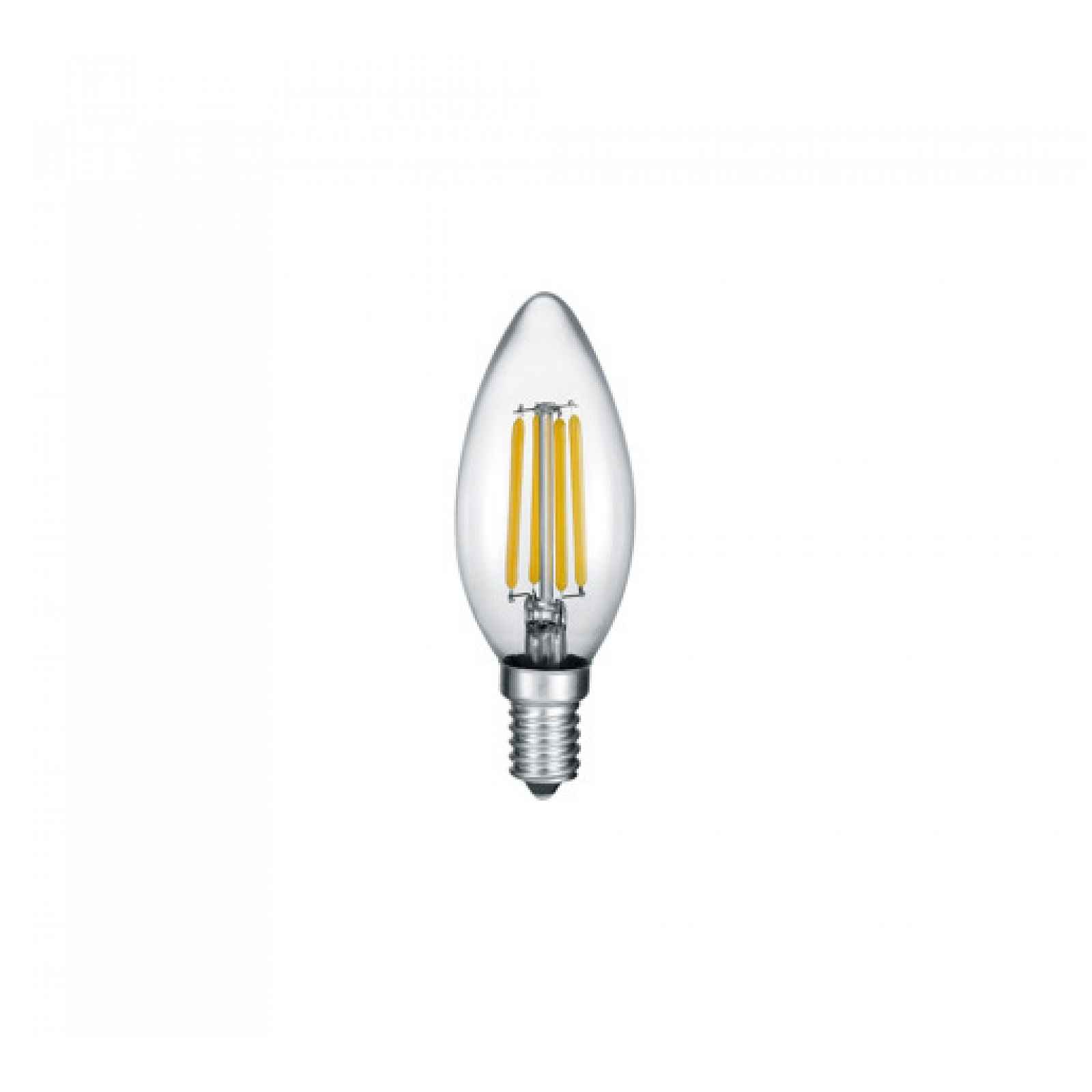 LED žárovka Trio Kerze transparent 989-3400
