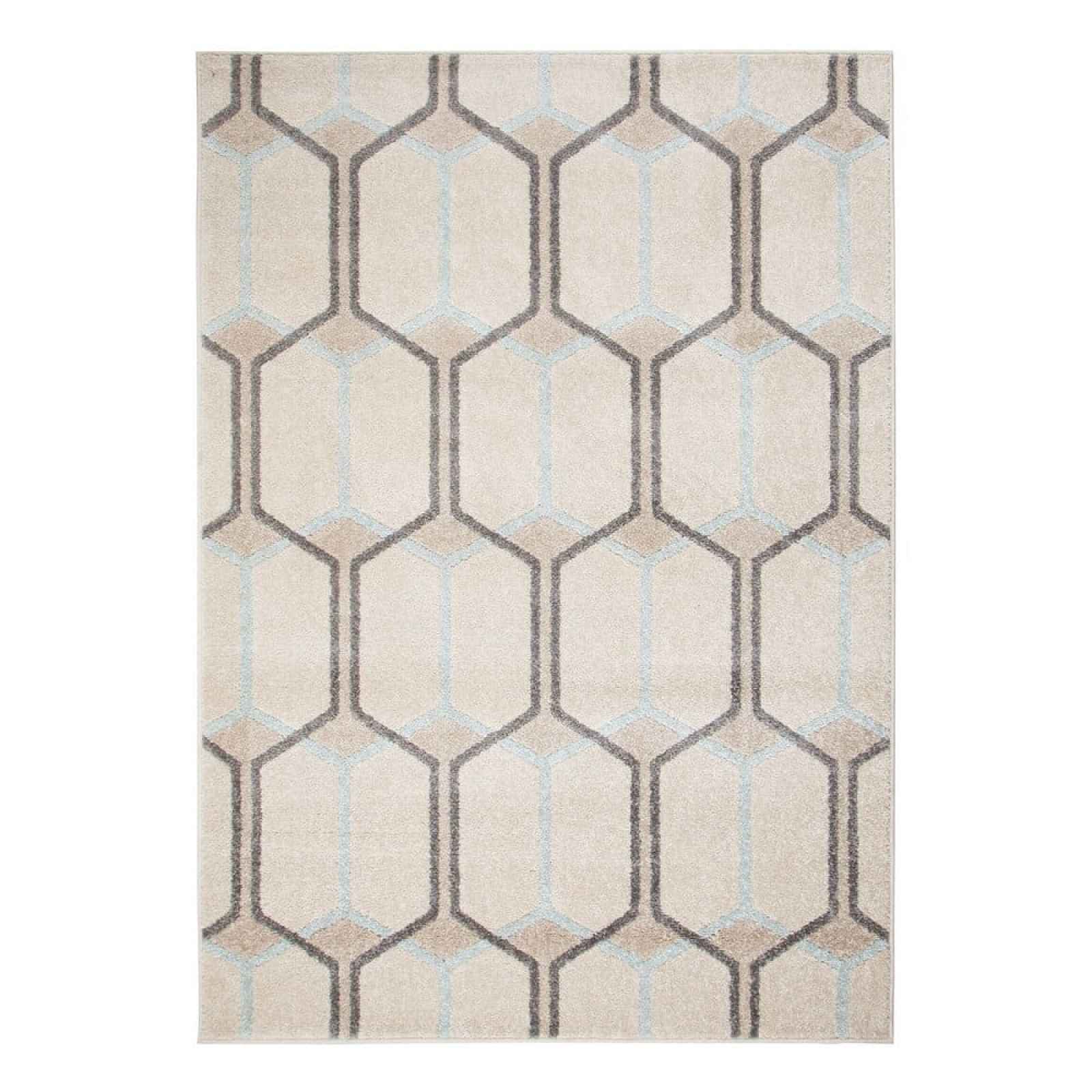Béžový koberec Flair Rugs Urban Trellis, 133 x 185 cm