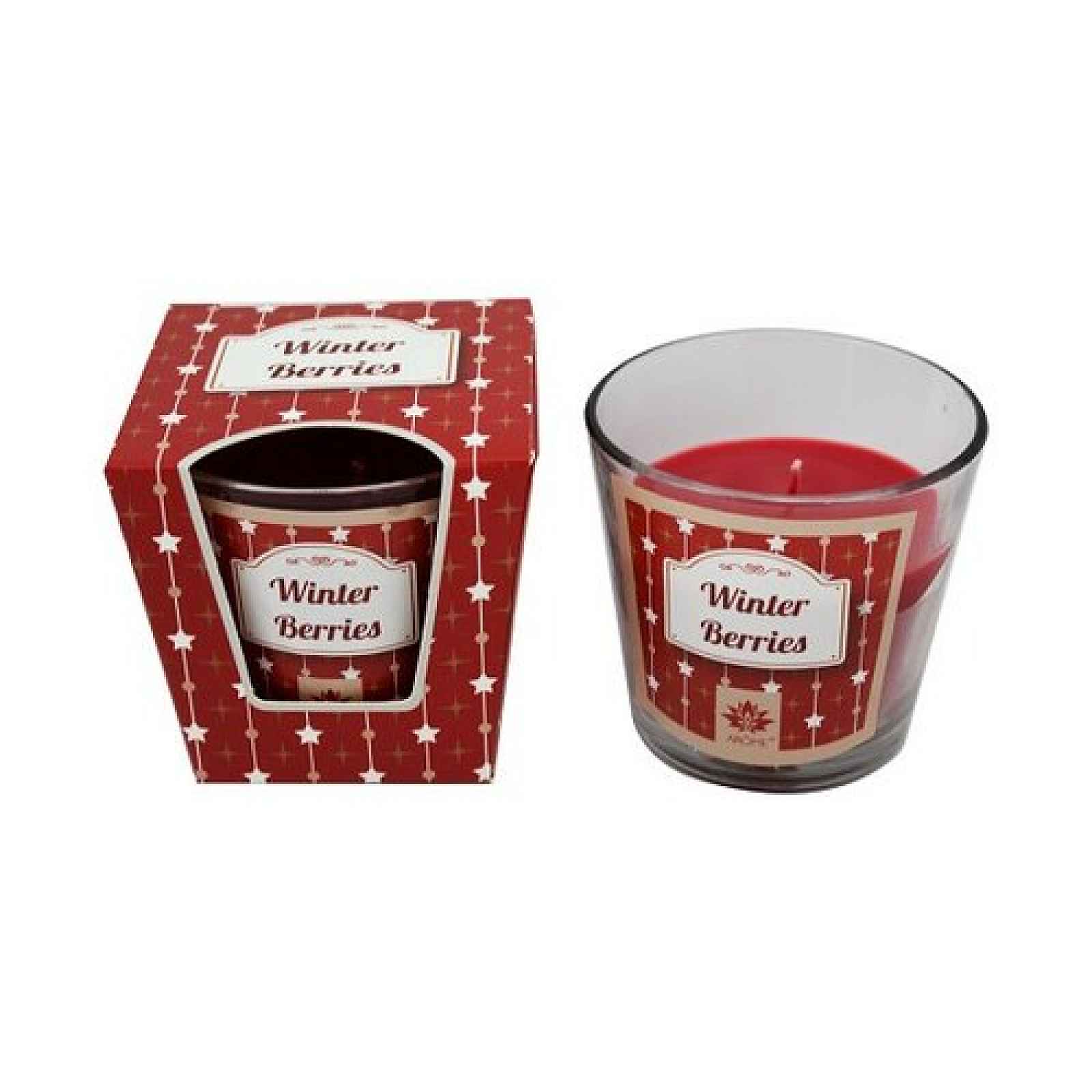 Arome Vonná svíčka ve skle Winter Berries, 120 g