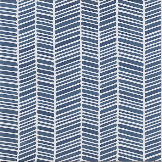 Dlažba Tonalite Aquarel navy blu cream stripe 15X15 cm mat AQUCHENC