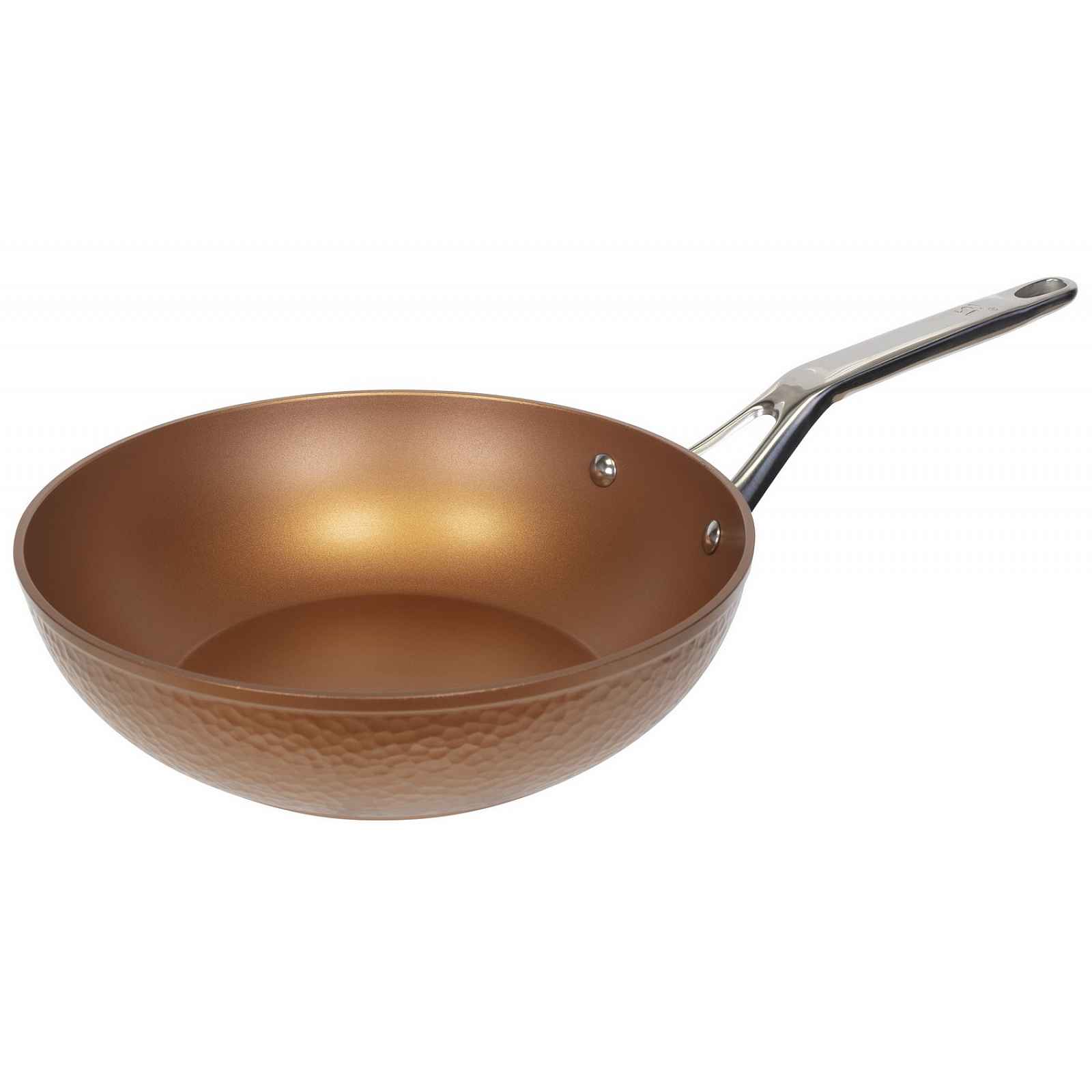 Wok pánev Origen 28 cm, měděná