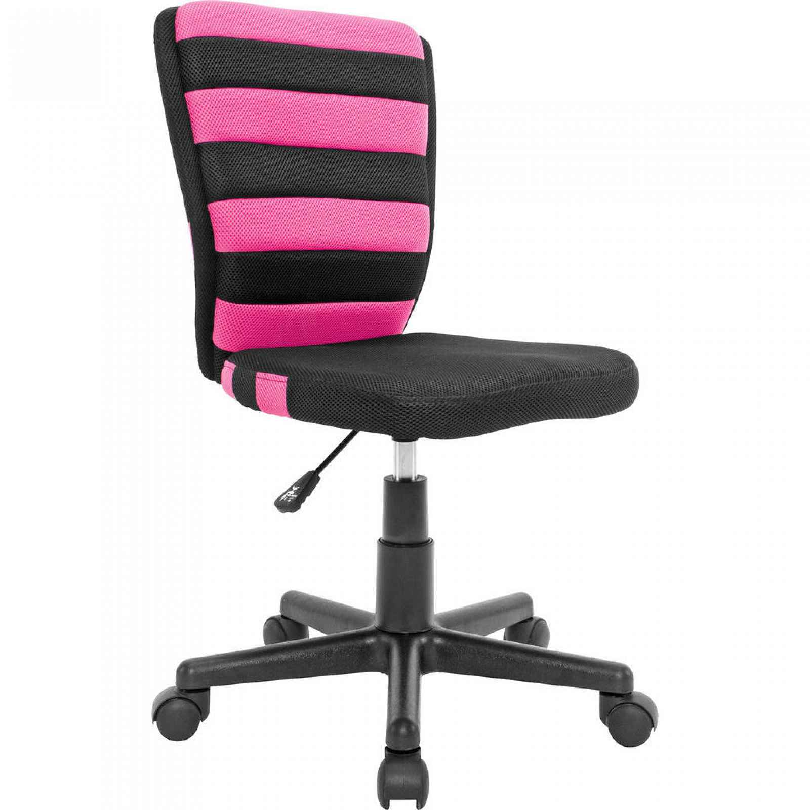 XXXLutz OTOČNÁ ŽIDLE PRO MLADÉ, černá, pink, síťovina Carryhome - Dětské otočné židle - 001998000602