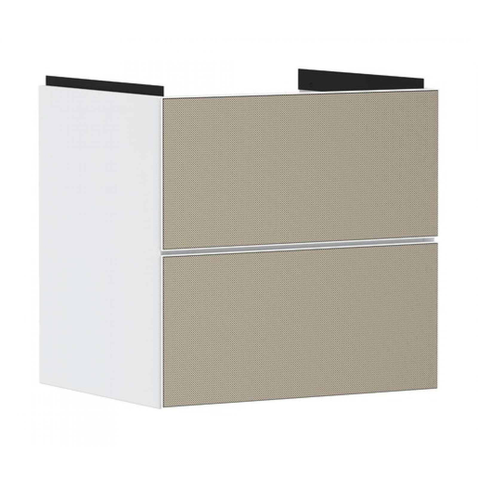 Skříňka pod umyvadlo bez umyvadla Hansgrohe Xevolos E 58x57,5x47,5 cm bílá matná 54175390