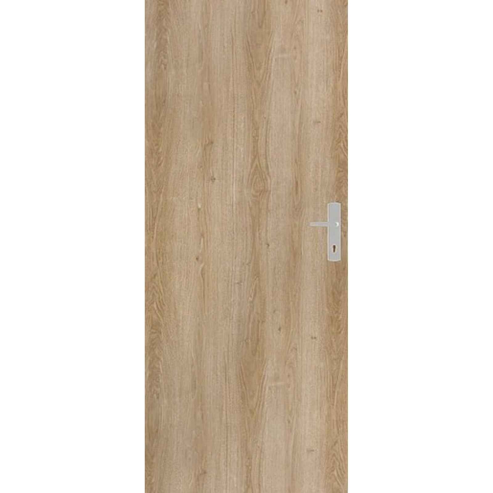 Protipožární dveře Naturel Technické pravé 80 cm jilm DPOJ80P