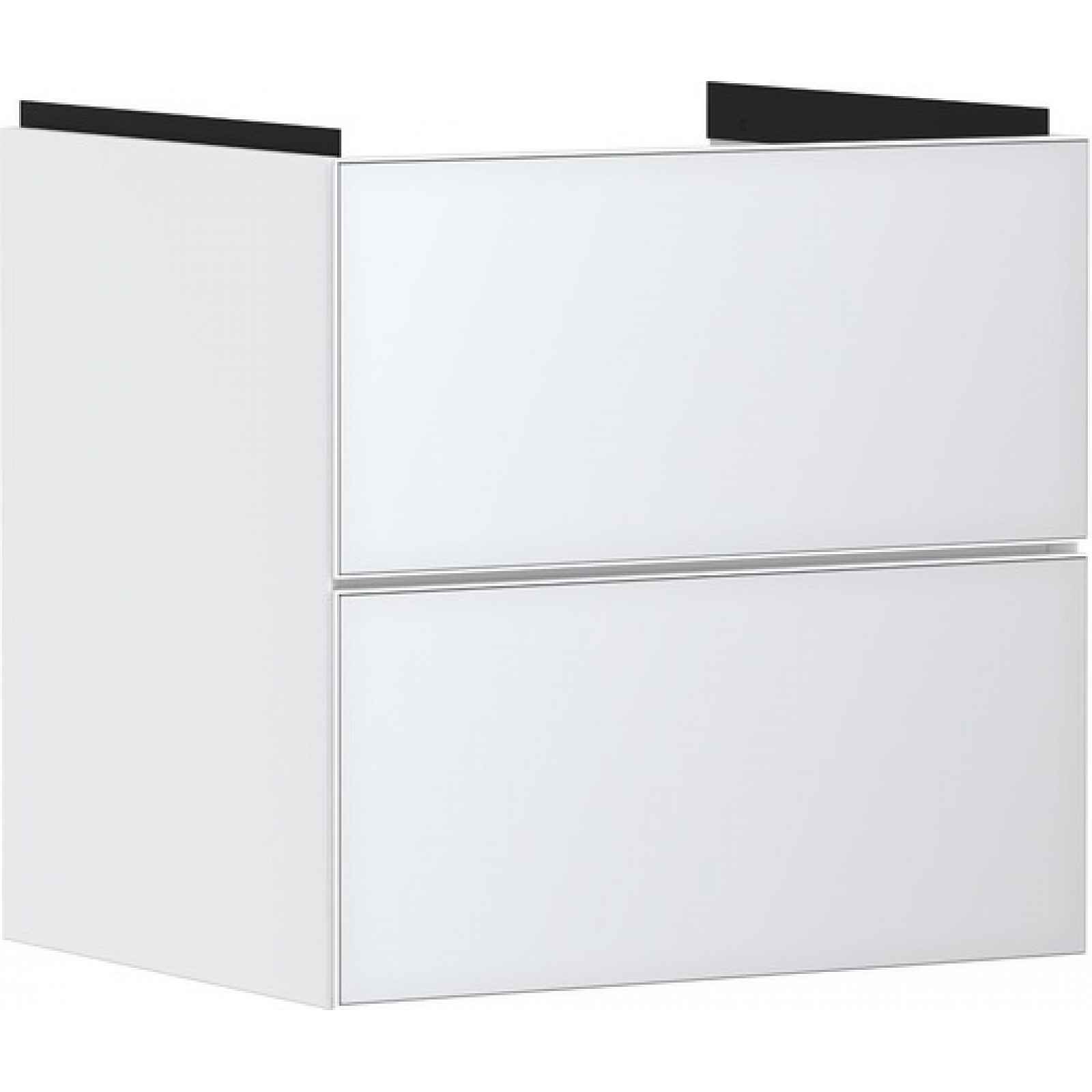 Skříňka pod umyvadlo bez umyvadla Hansgrohe Xevolos E 58x57,5x47,5 cm bílá matná 54175320