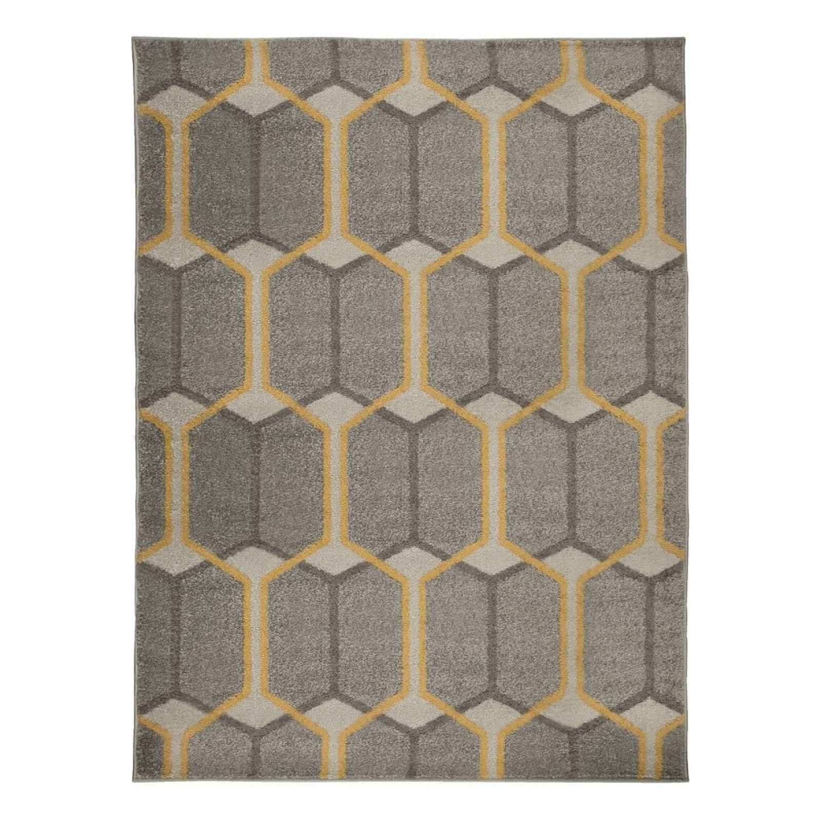 Šedý koberec Flair Rugs Urban Trellis, 100 x 150 cm