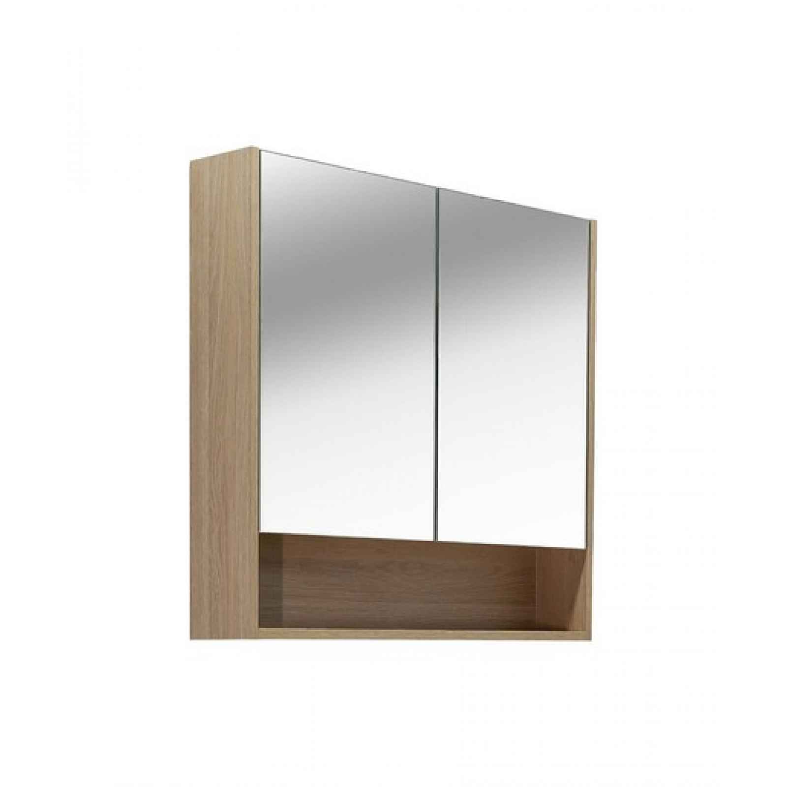 Zrcadlová skříňka Naturel Lucca 80x75 cm lamino dub LUCCA80CABD