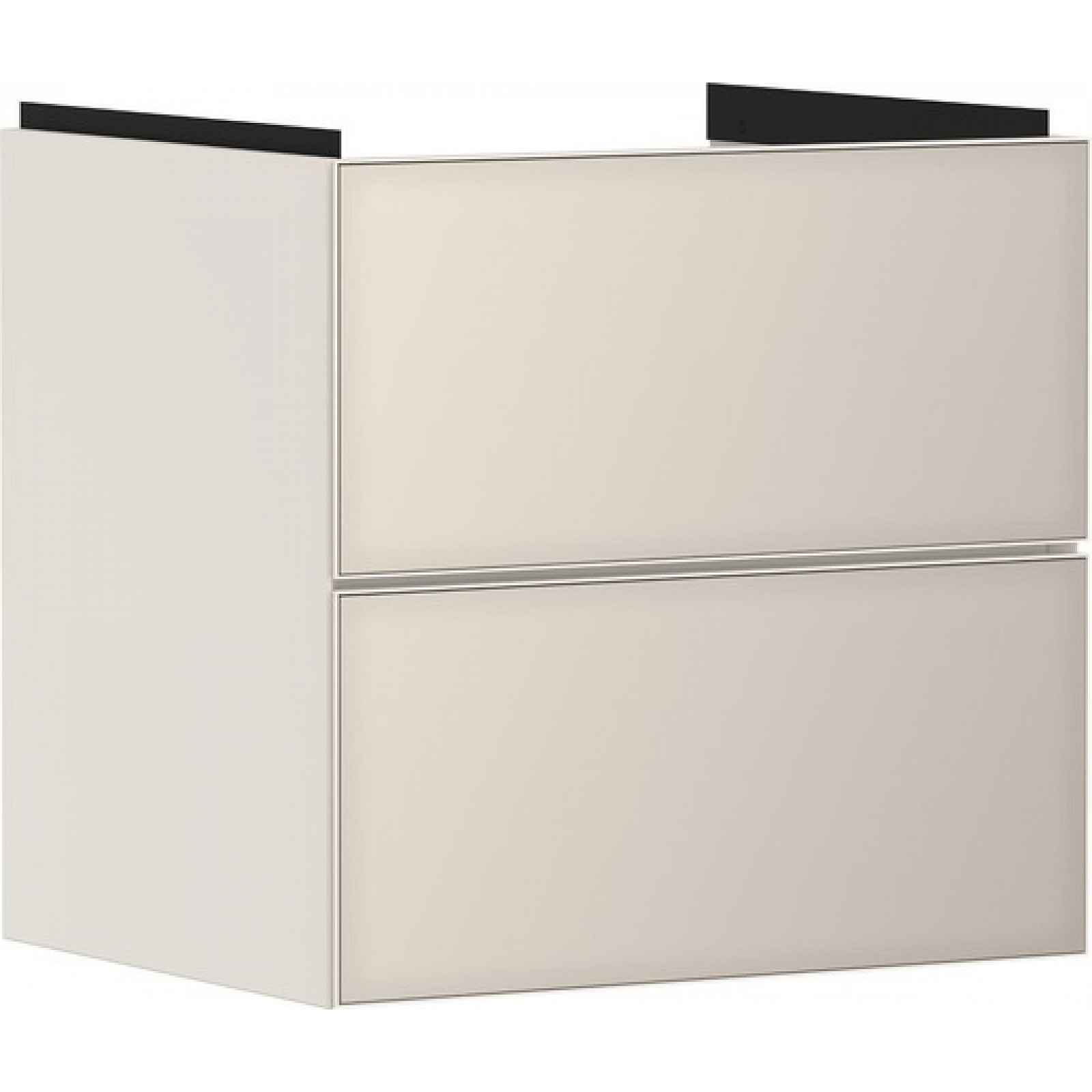 Skříňka pod umyvadlo bez umyvadla Hansgrohe Xevolos E 58x57,5x47,5 cm písková matná béžová mat 54176790