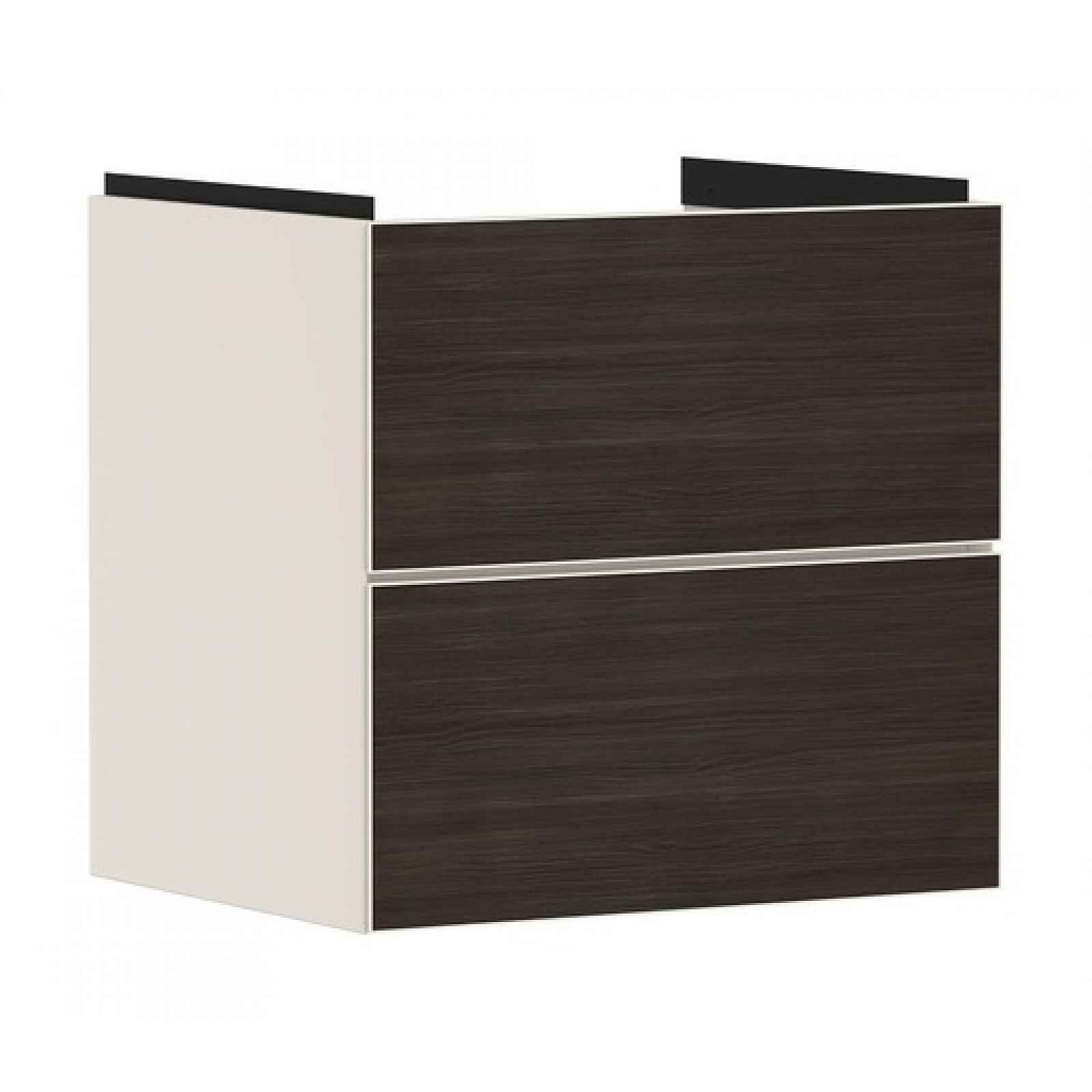 Skříňka pod umyvadlo bez umyvadla Hansgrohe Xevolos E 58x57,5x47,5 cm písková matná béžová mat 54176730