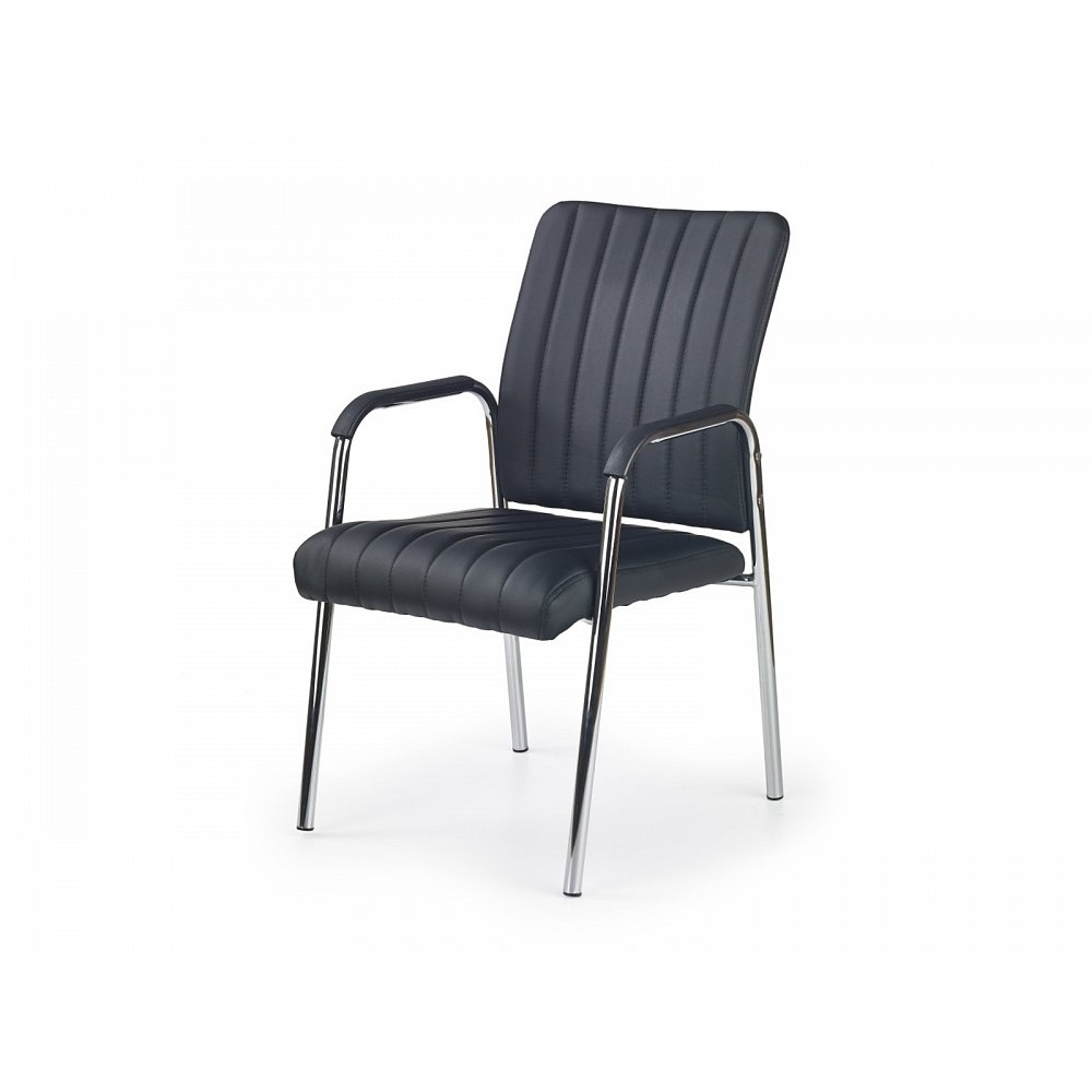 Konferenční židle VIGOR, černá - 53 x 58 x 92 cm