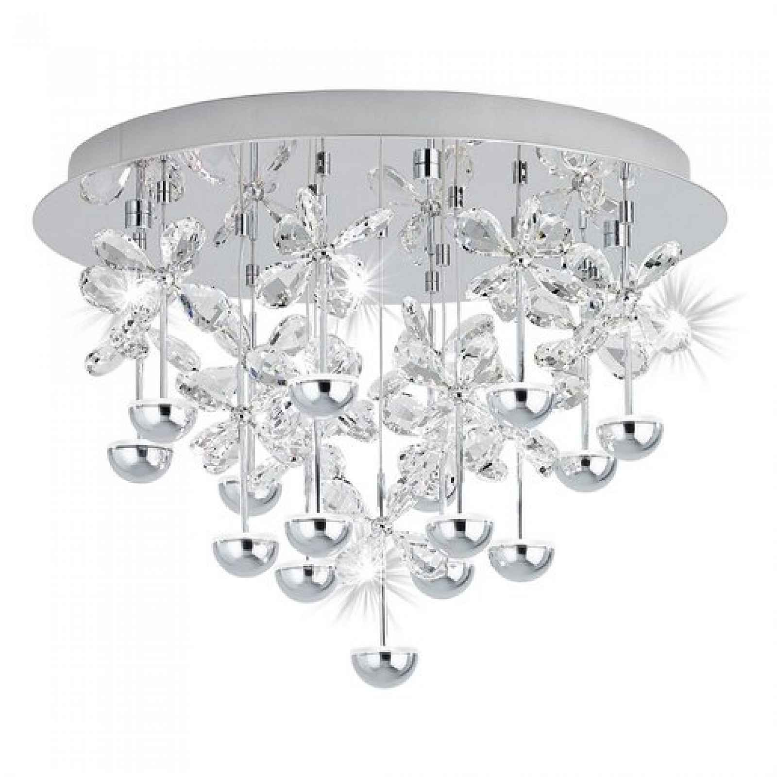 LED Stropní osvětlení Eglo PIANOPOLI chrom 39245