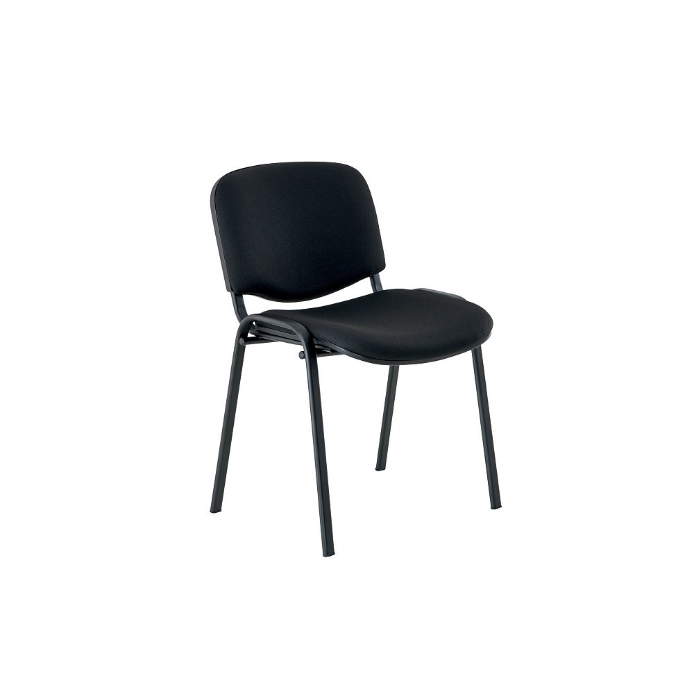 Stohovatelná židle ISO, černá - výška: 78 cm