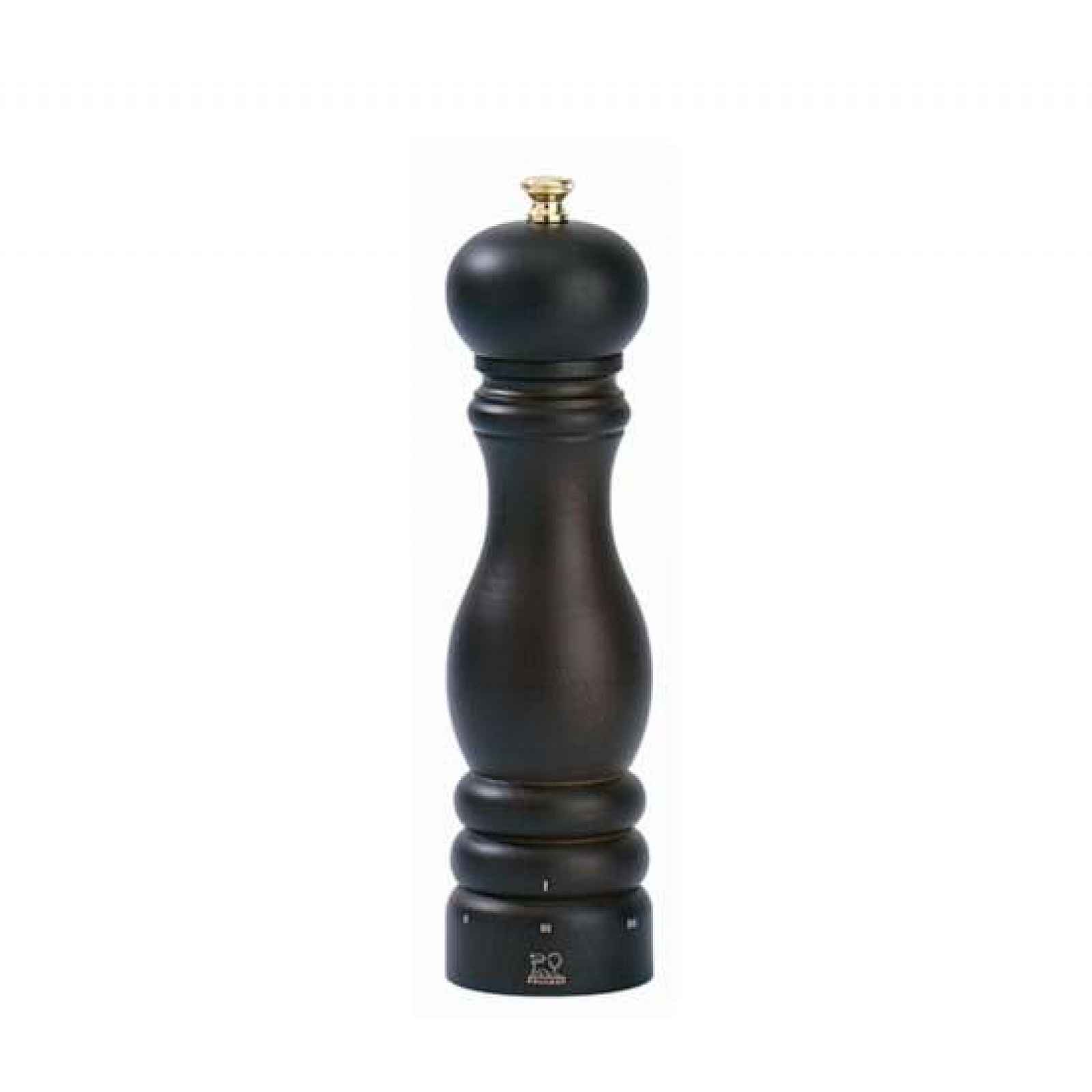 Peugeot Dřevěný mlýnek Paris na sůl - 22 cm, čokoládový