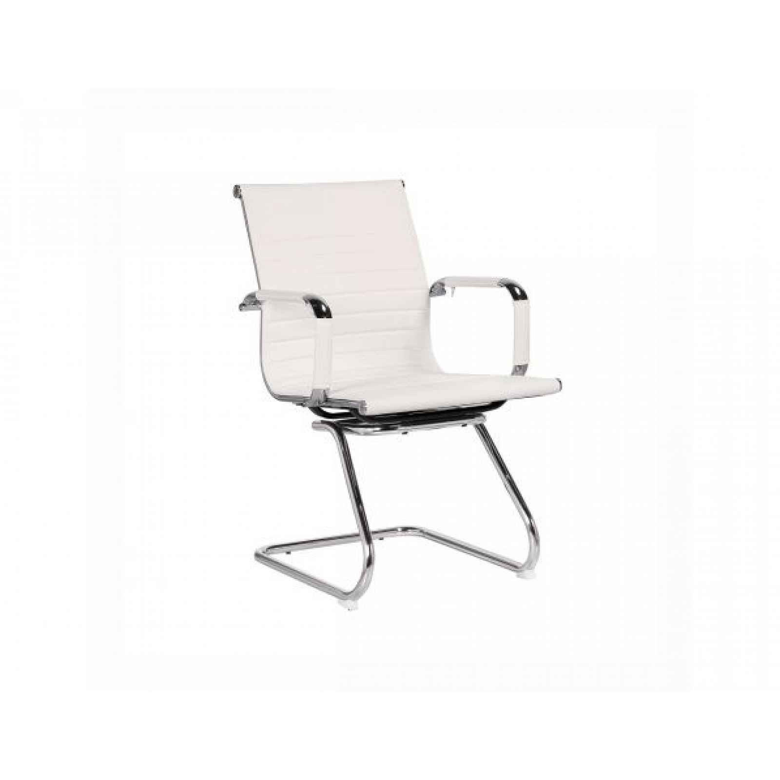 Zasedací židle, bílá, AZURE 2 - 54,5x62,5x90,5 cm