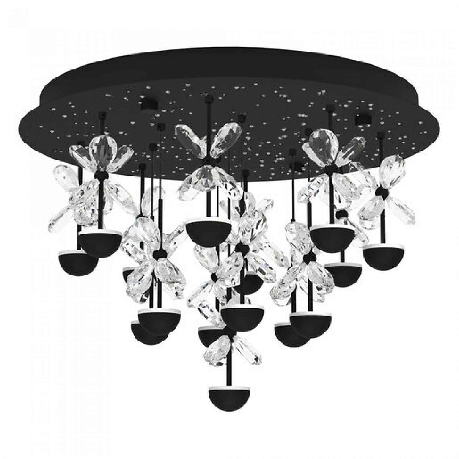 LED Stropní osvětlení Eglo PIANOPOLI 2 černá 390275