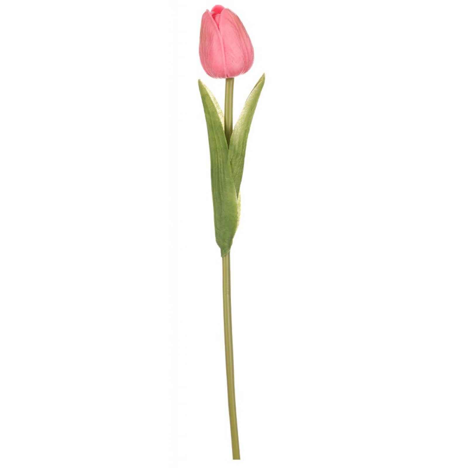 Umělá květina Tulipán 34 cm, růžová
