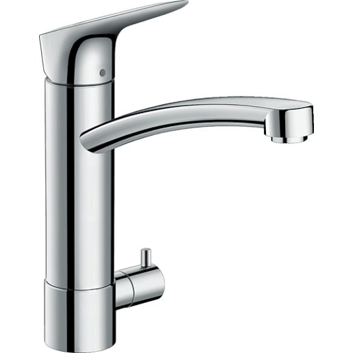 Dřezová baterie Hansgrohe Logis M31 s uzavíracím ventilem chrom 71834000