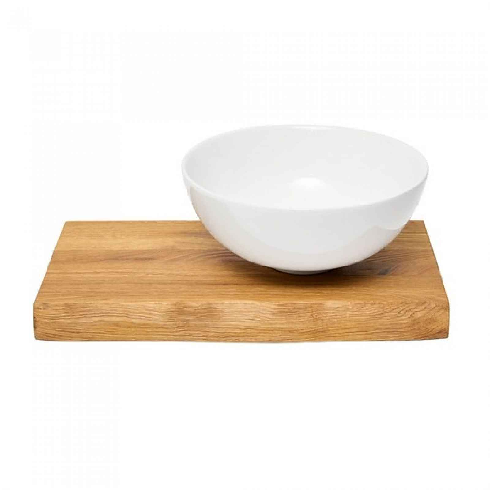 Deska pod umyvadlo s umyvadlem Naturel Wood 45x4x24 cm dub mat DMDUB45UM
