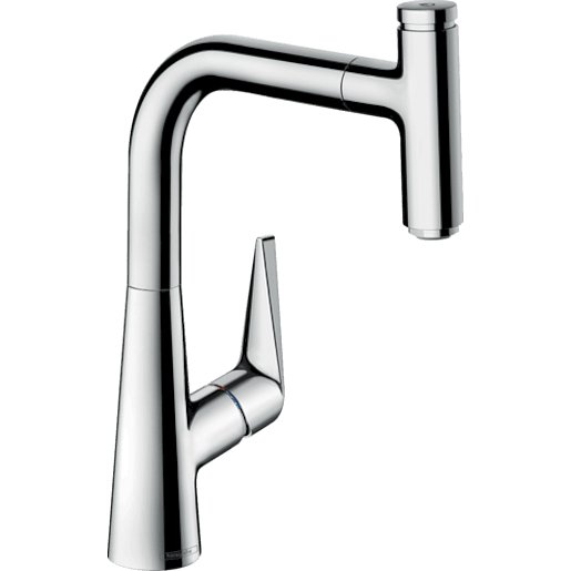 Dřezová baterie Hansgrohe Talis Select M51 s vytahovací sprškou chrom 72822000
