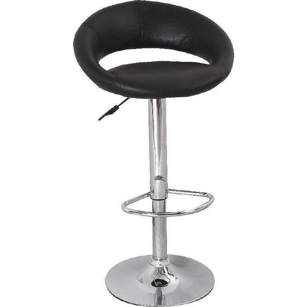 Barová Židle Scott černá, 56/82-103/50 cm