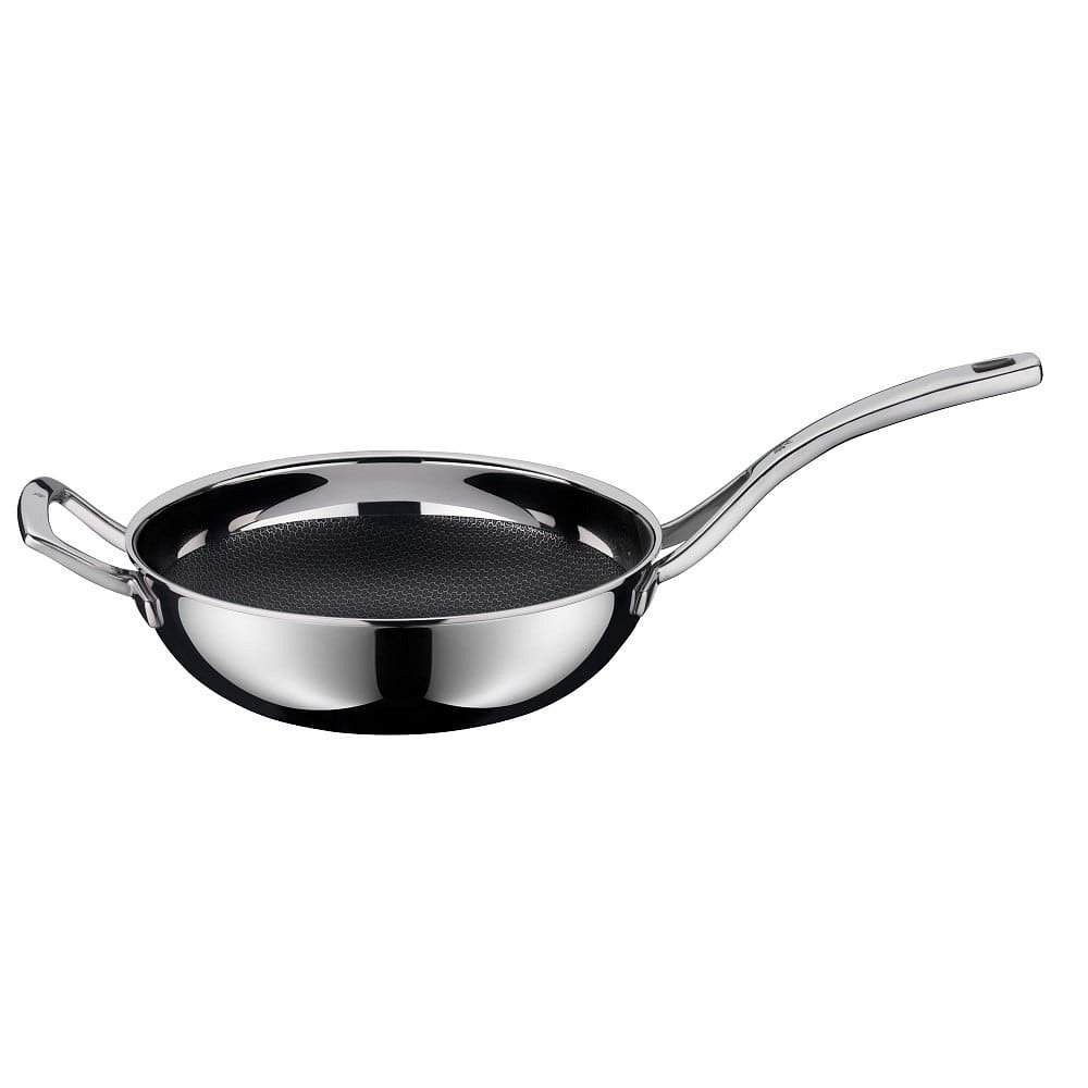 Wok z nerezové oceli WMF ProfiResist, ø 28 cm