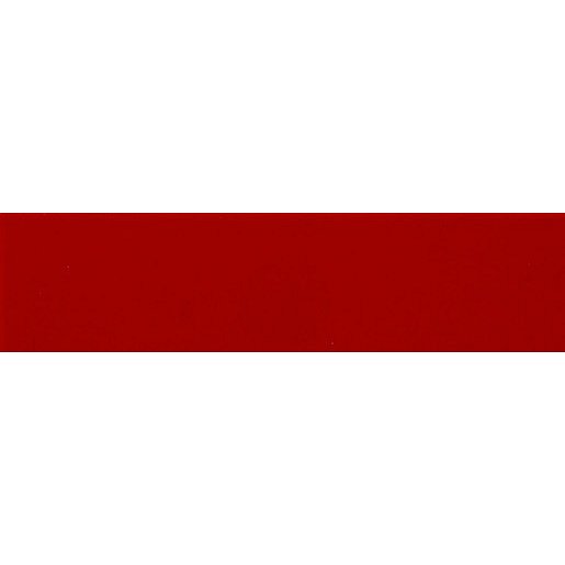 Obklad Ribesalbes Chic Colors rojo 10x30 cm mat CHICC1408