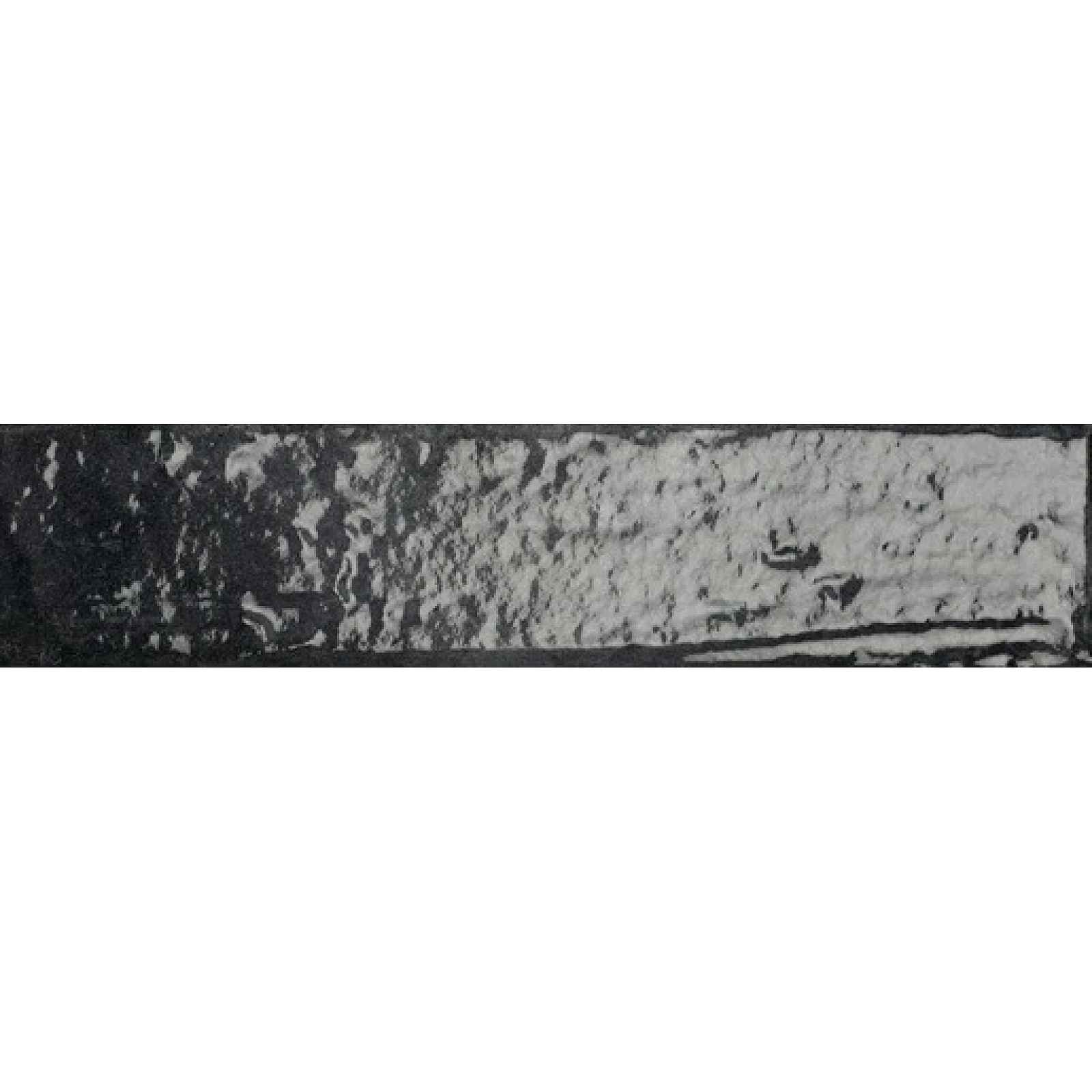 Dlažba Cir City black 6,5x29 cm lesk 1088839 (bal.0,640 m2)