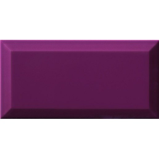 Obklad Ribesalbes Chic Colors malva bisel 10x20 cm lesk CHICC1451
