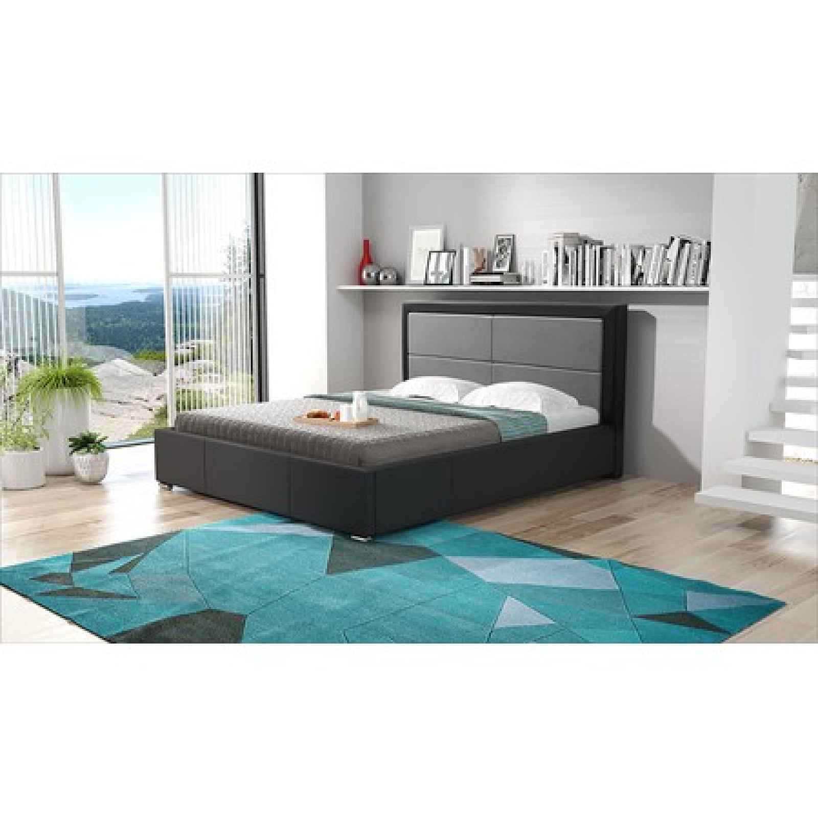  aloun n postel simona ern rozm r 160x200 cm viame cz
