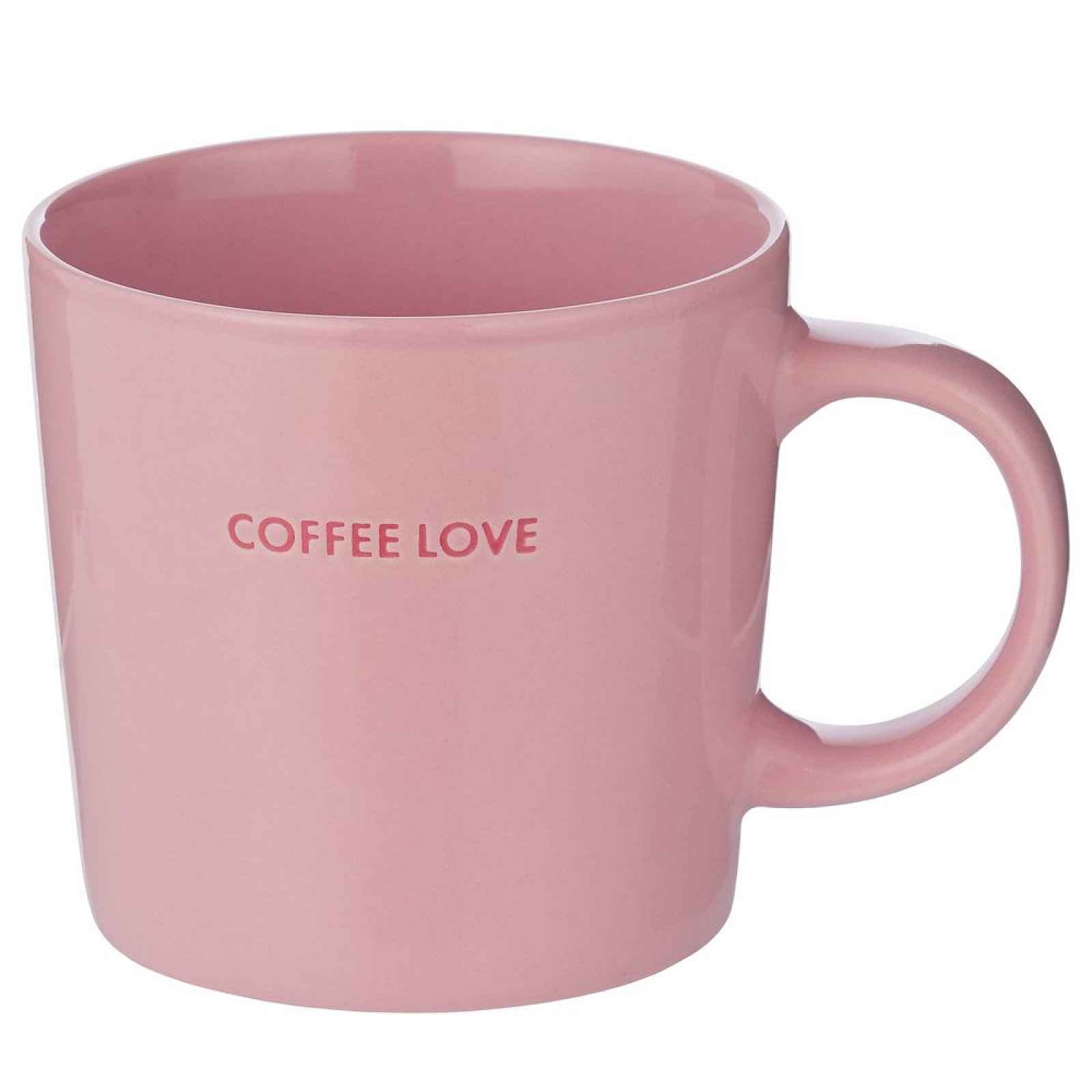 Butlers GOOD VIBES Hrnek 400 ml - růžová