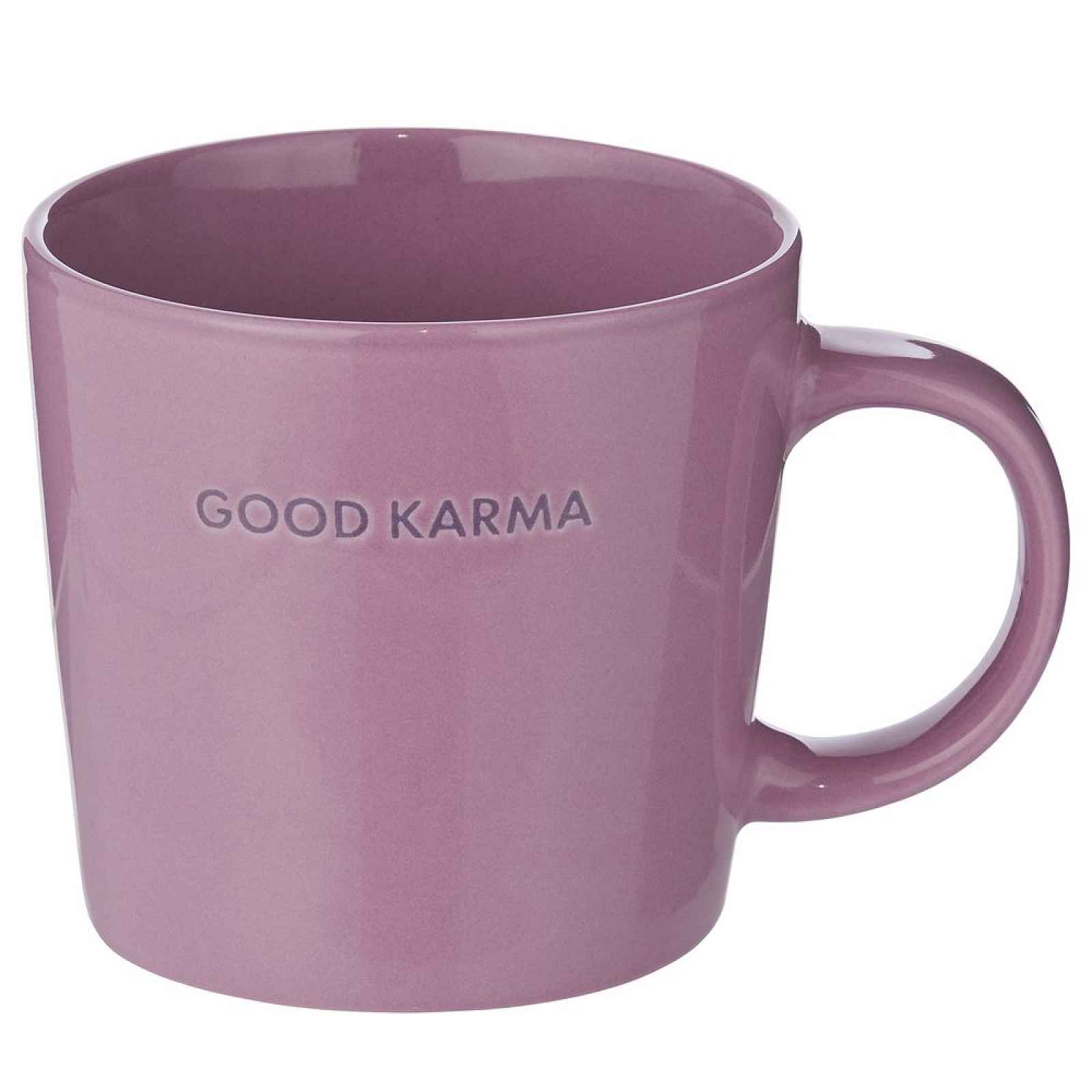 Butlers GOOD VIBES Hrnek 400 ml - fialová