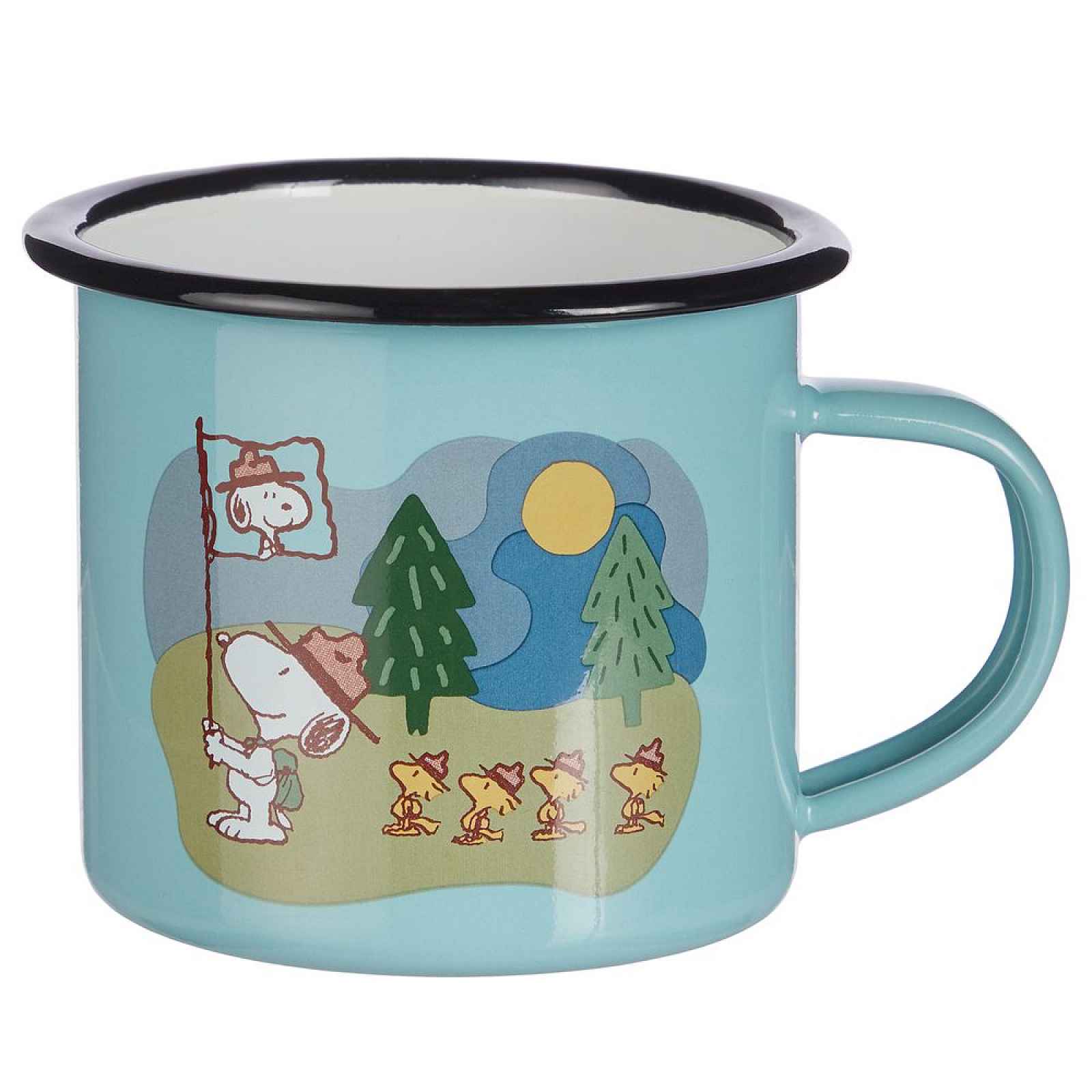 Butlers PEANUTS Hrnek smaltovaný 380 ml - modrá