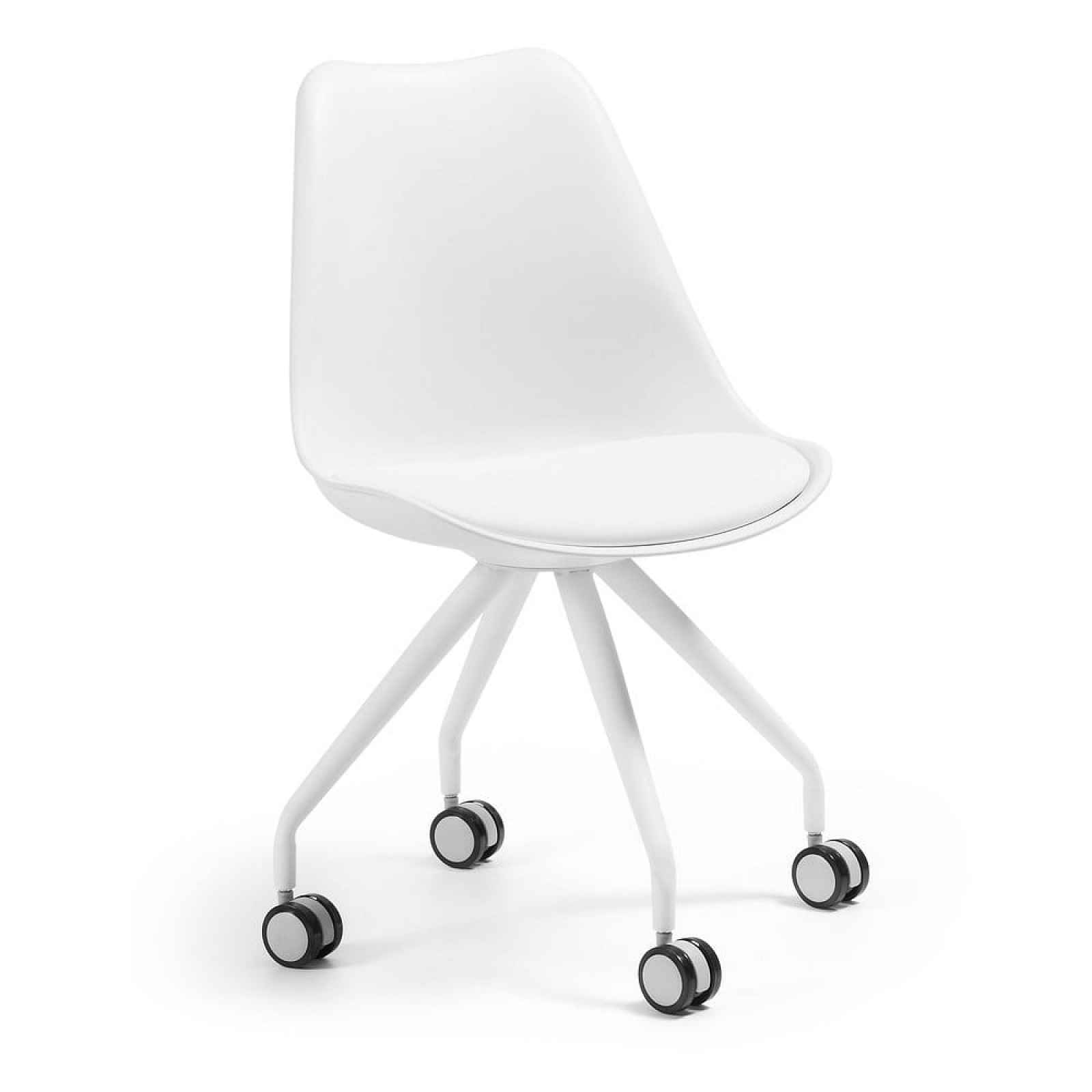 Bílá konferenční židle La Forma Lars - 48 cm