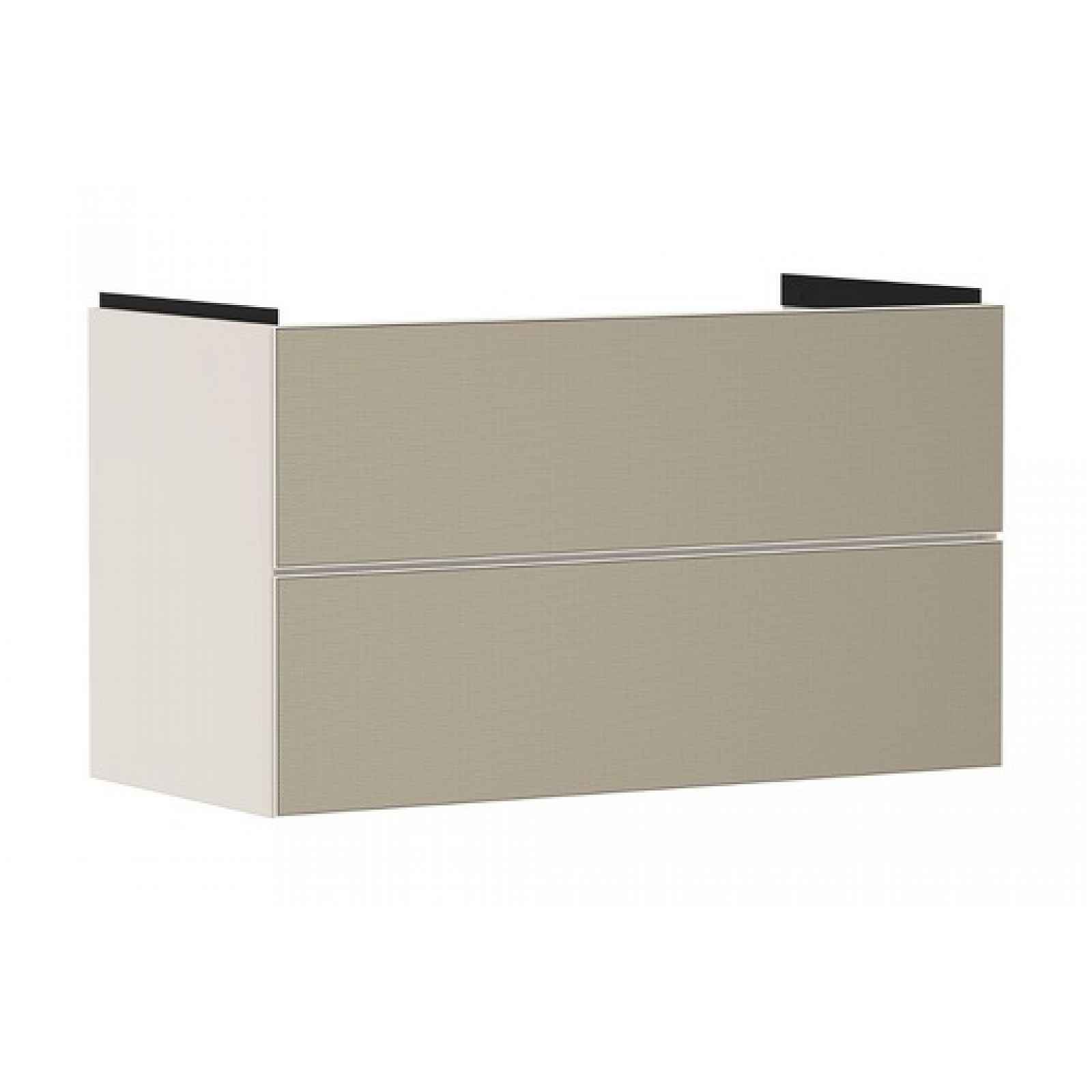 Skříňka pod umyvadlo bez umyvadla Hansgrohe Xevolos E 98x57,5x47,5 cm písková matná béžová mat 54182390