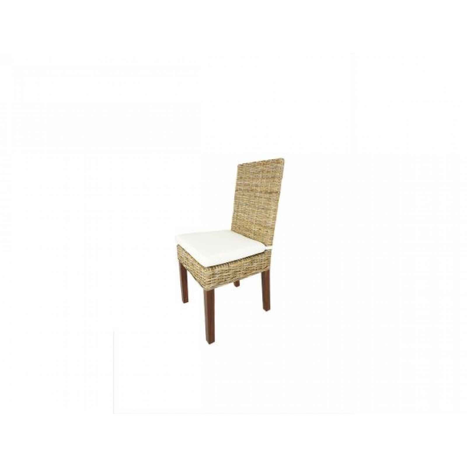 Ratanová židle SEATTLE, konstrukce mahagon, hnědá