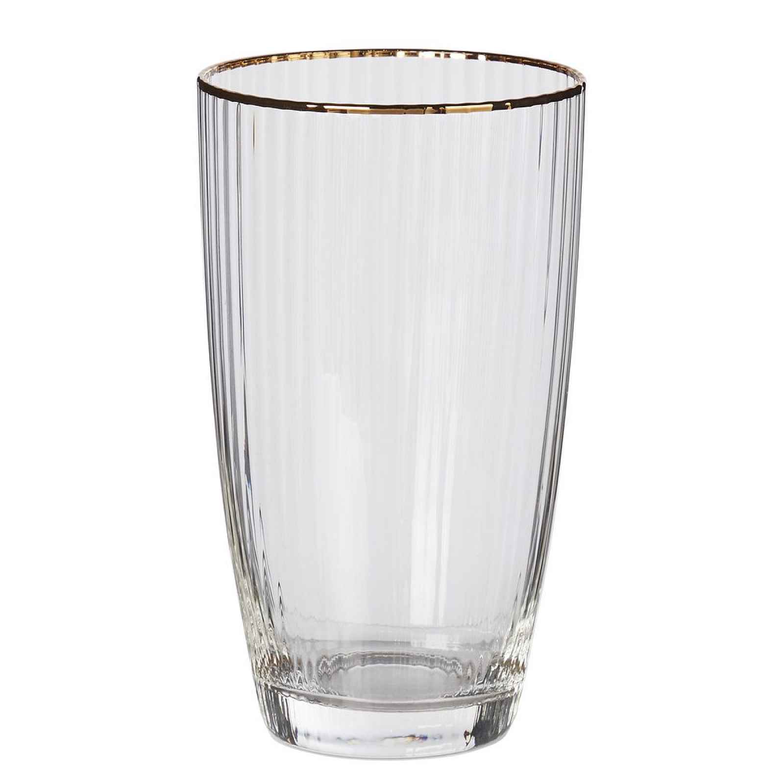 Butlers GOLDEN TWENTIES Sklenice na long drink se zlatým okrajem 500 ml