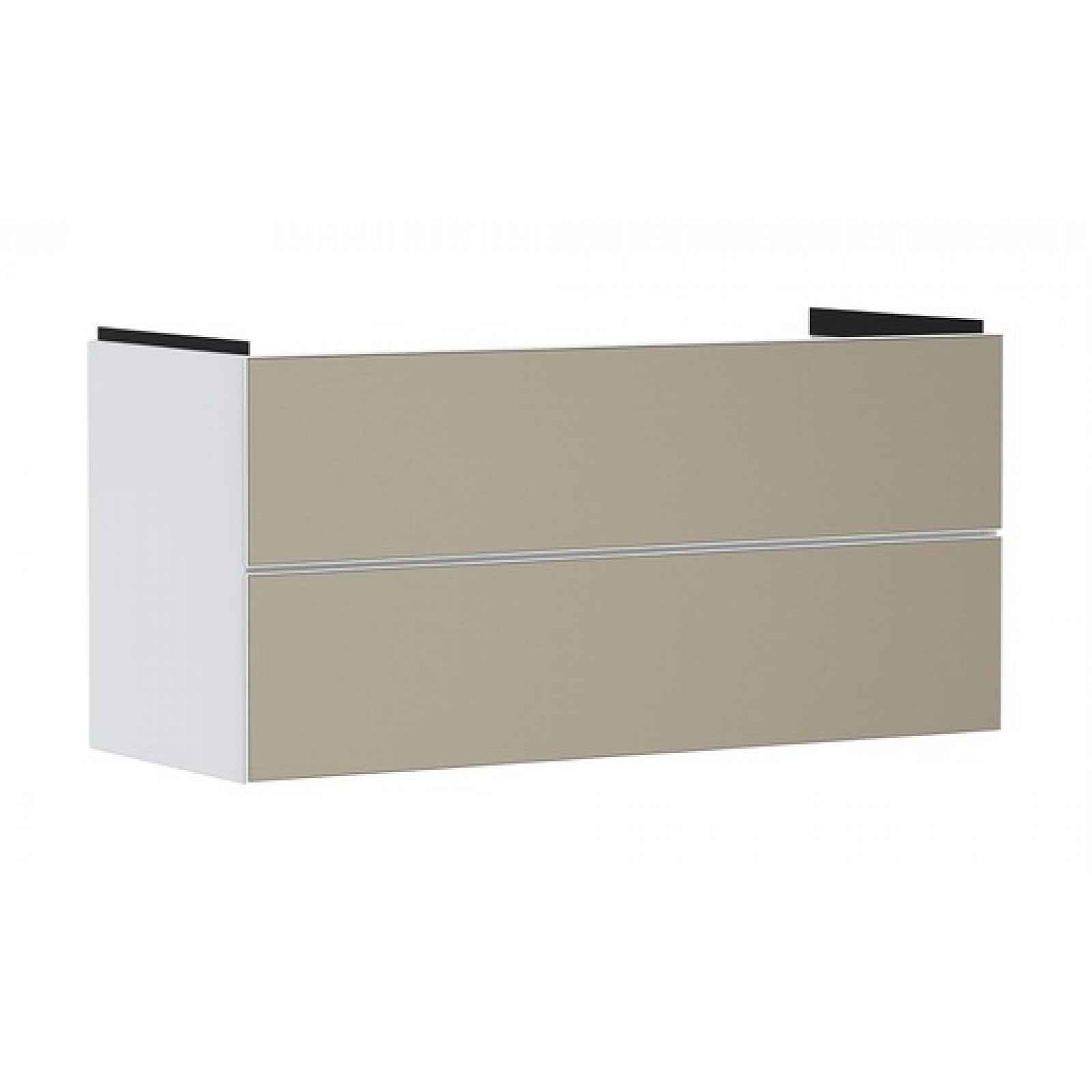 Skříňka pod umyvadlo bez umyvadla Hansgrohe Xevolos E 118x57,5x47,5 cm bílá matná 54184390