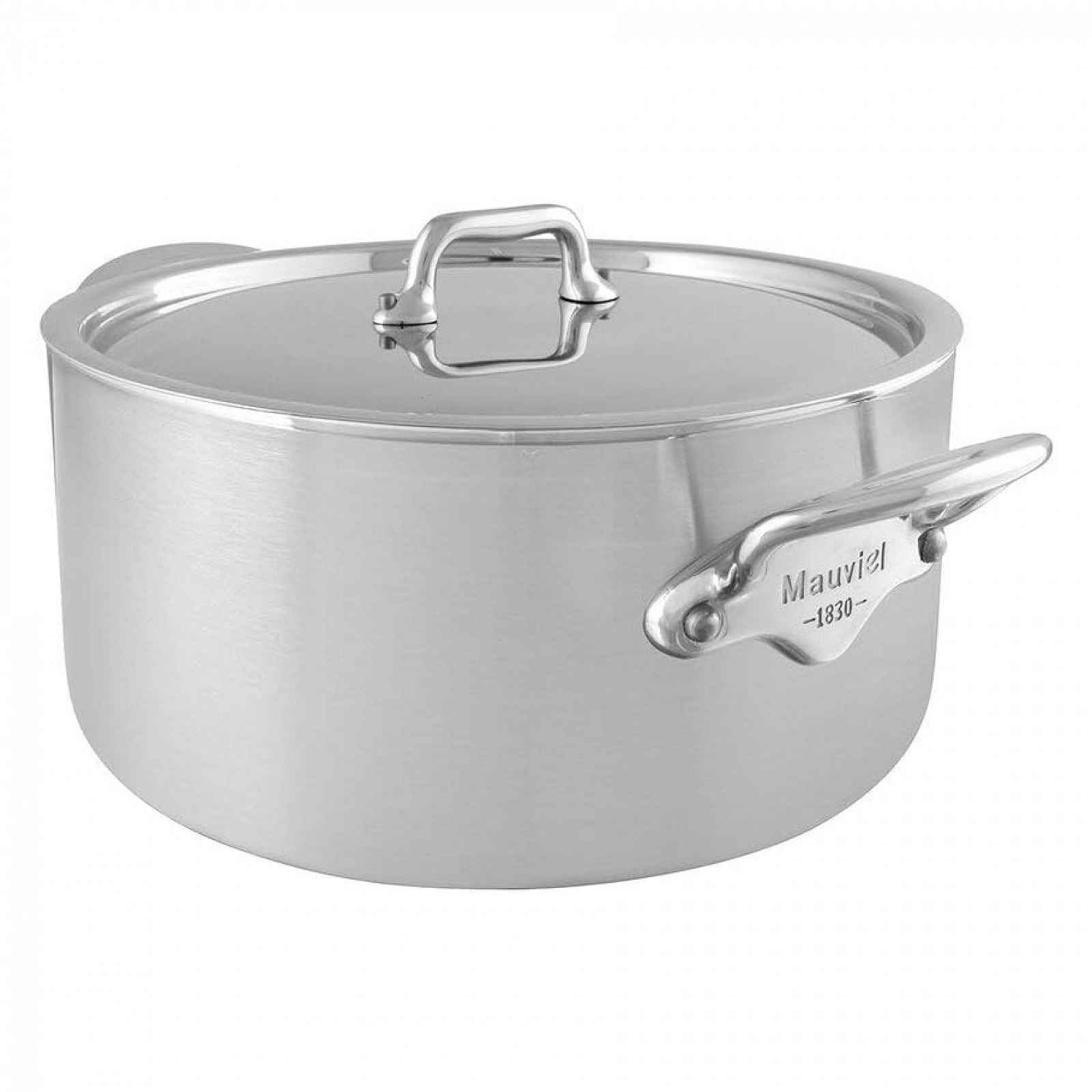 Mauviel Nerezový kastrol s nerezovou poklicí M’Urban 3, Ø 24 cm / 1,8 l 503125
