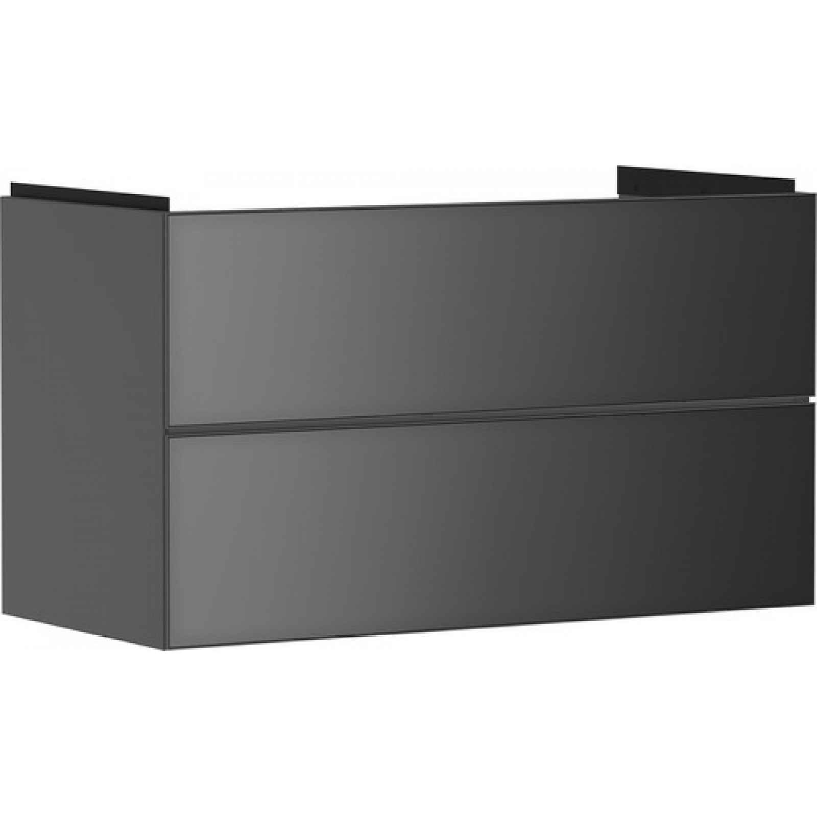 Skříňka pod umyvadlo bez umyvadla Hansgrohe Xevolos E 98x57,5x47,5 cm břidlicová matná šedá mat 54183770