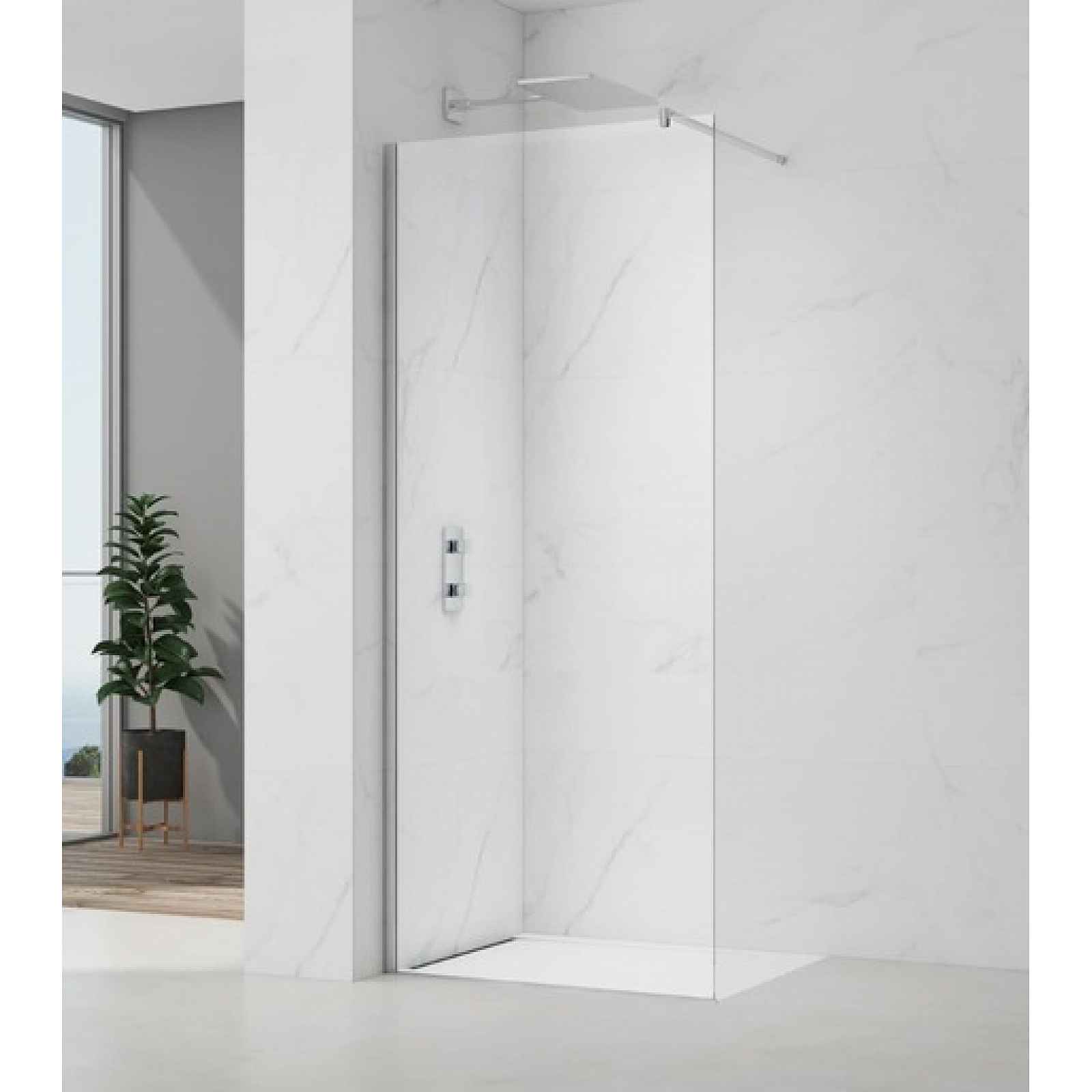 Sprchová zástěna walk-in 90 cm SAT Project SATBWIPRO90