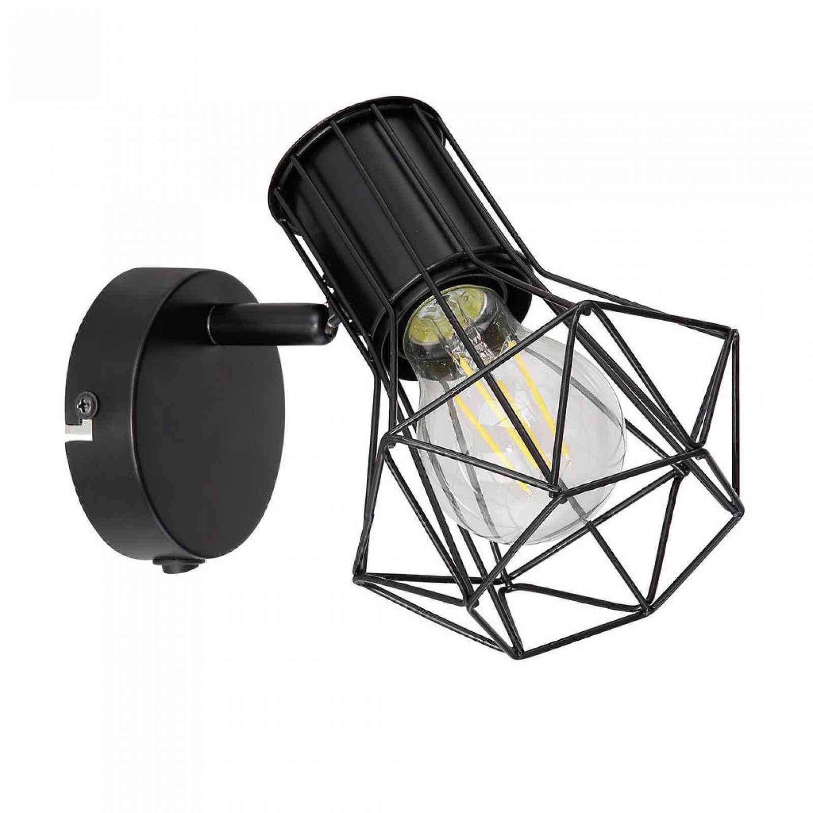 XXXLutz BODOVÉ SVÍTIDLO, 40 W/E27, 13/16,5/16,5 cm Marama - Nástěnná svítidla - 004558284901