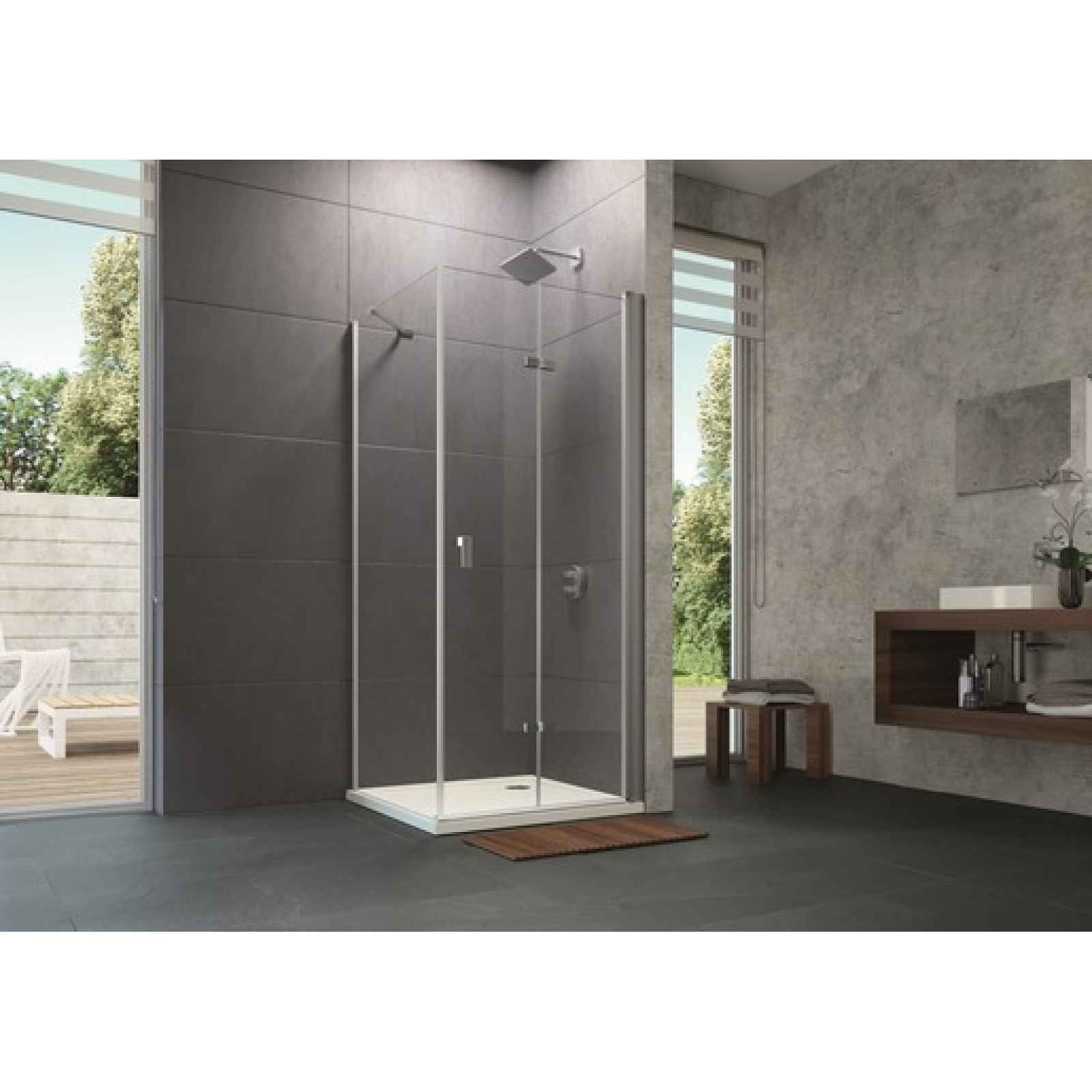 Sprchové dveře 90 cm Hüppe Design pure pravé 8P0910.092.322