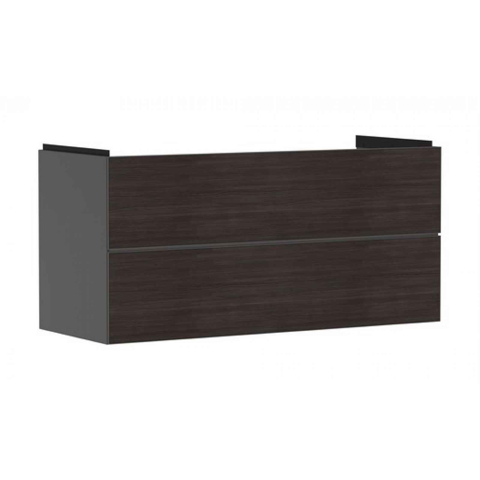 Skříňka pod umyvadlo bez umyvadla Hansgrohe Xevolos E 118x57,5x47,5 cm břidlicová matná šedá mat 54186730