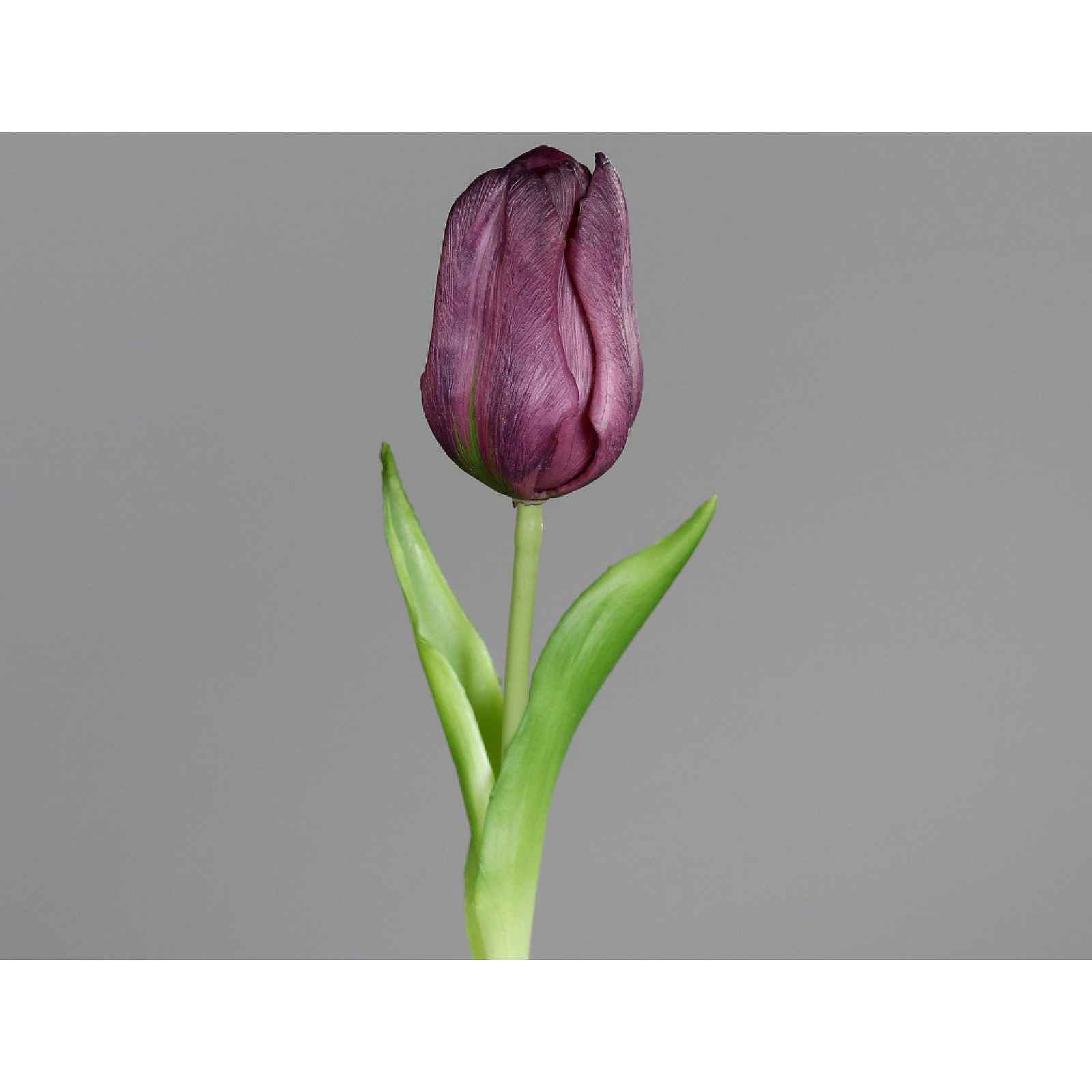 Umělá květina Tulipán 20 cm, fialová